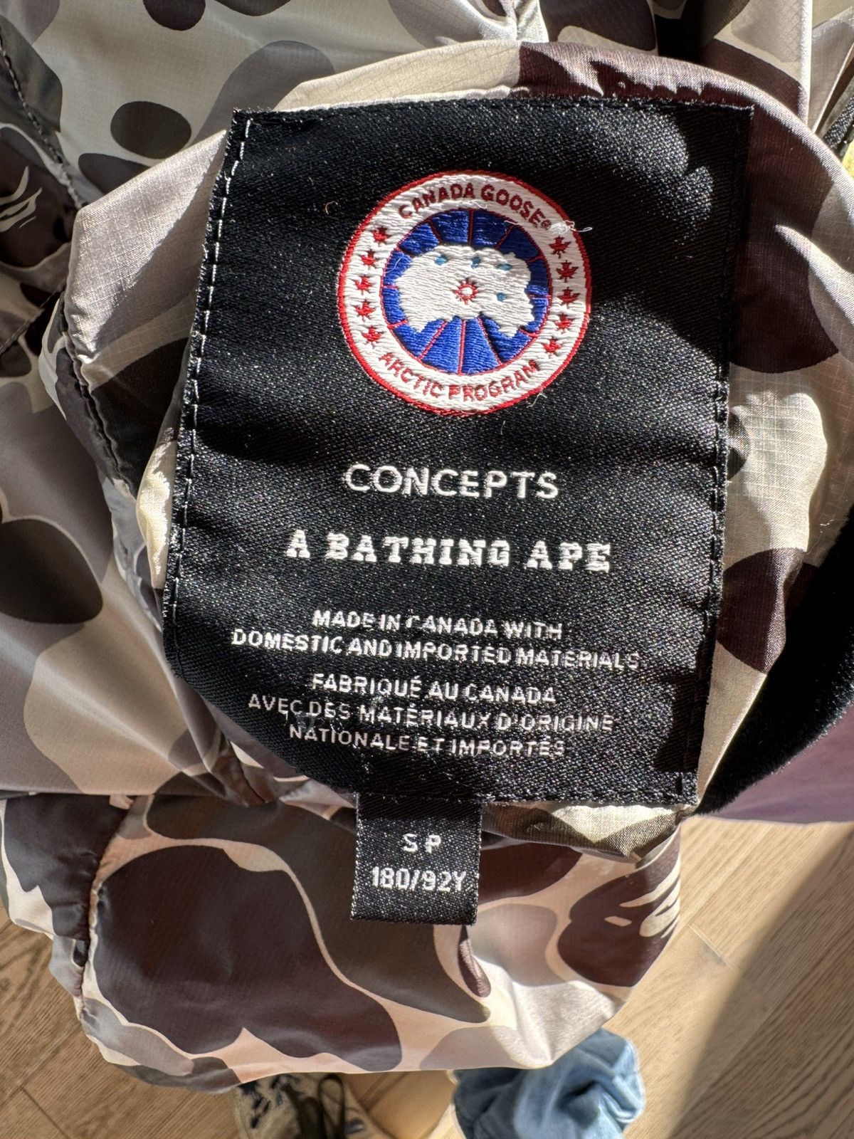 Bape × Canada Goose RARE Canada Goose x Bape X Concepts Size US S / EU 44-46 / 1 - 5 Thumbnail