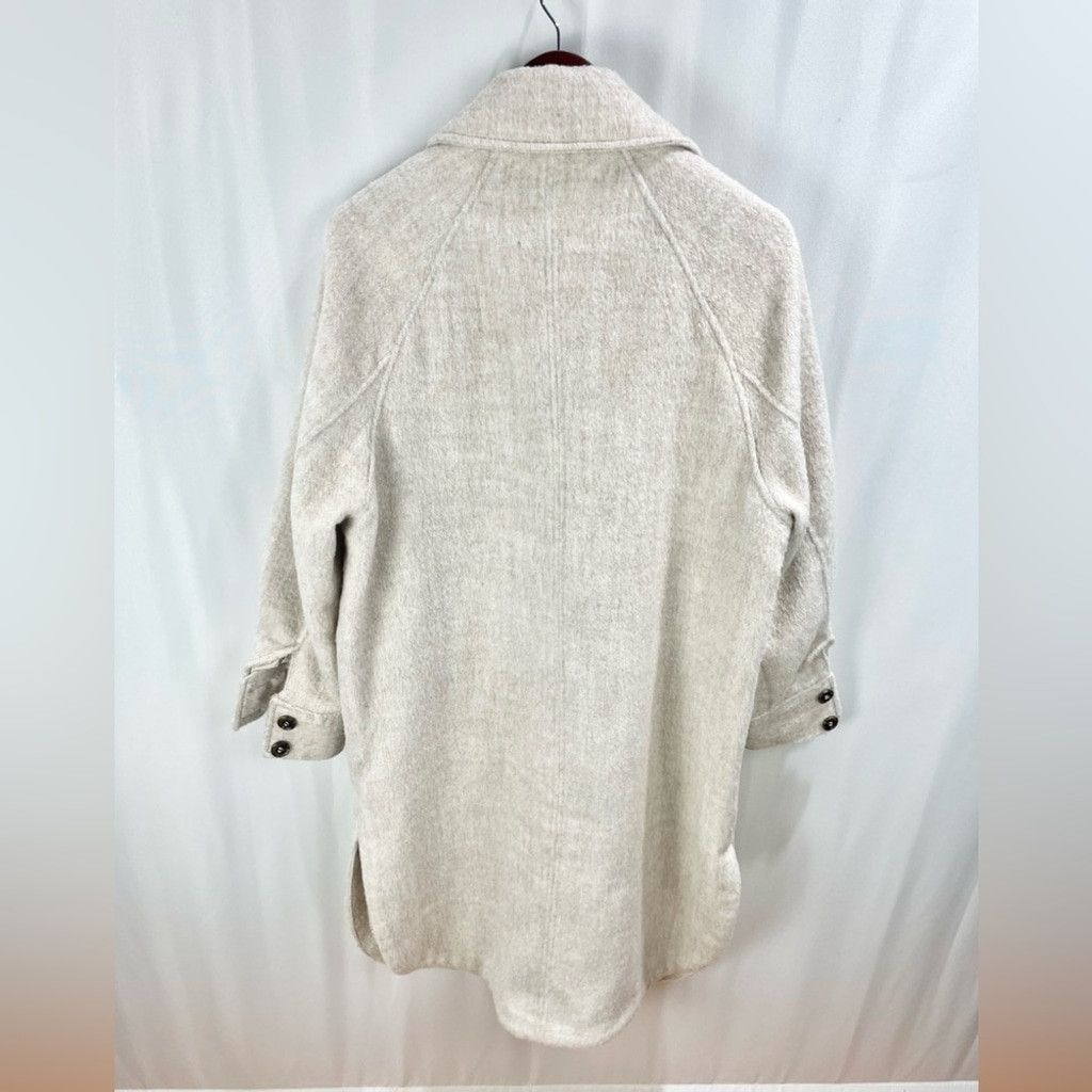 H&M H&M Beige Oversized Wool Blend Coat Size XS Size XS / US 0-2 / IT 36-38 - 6 Thumbnail