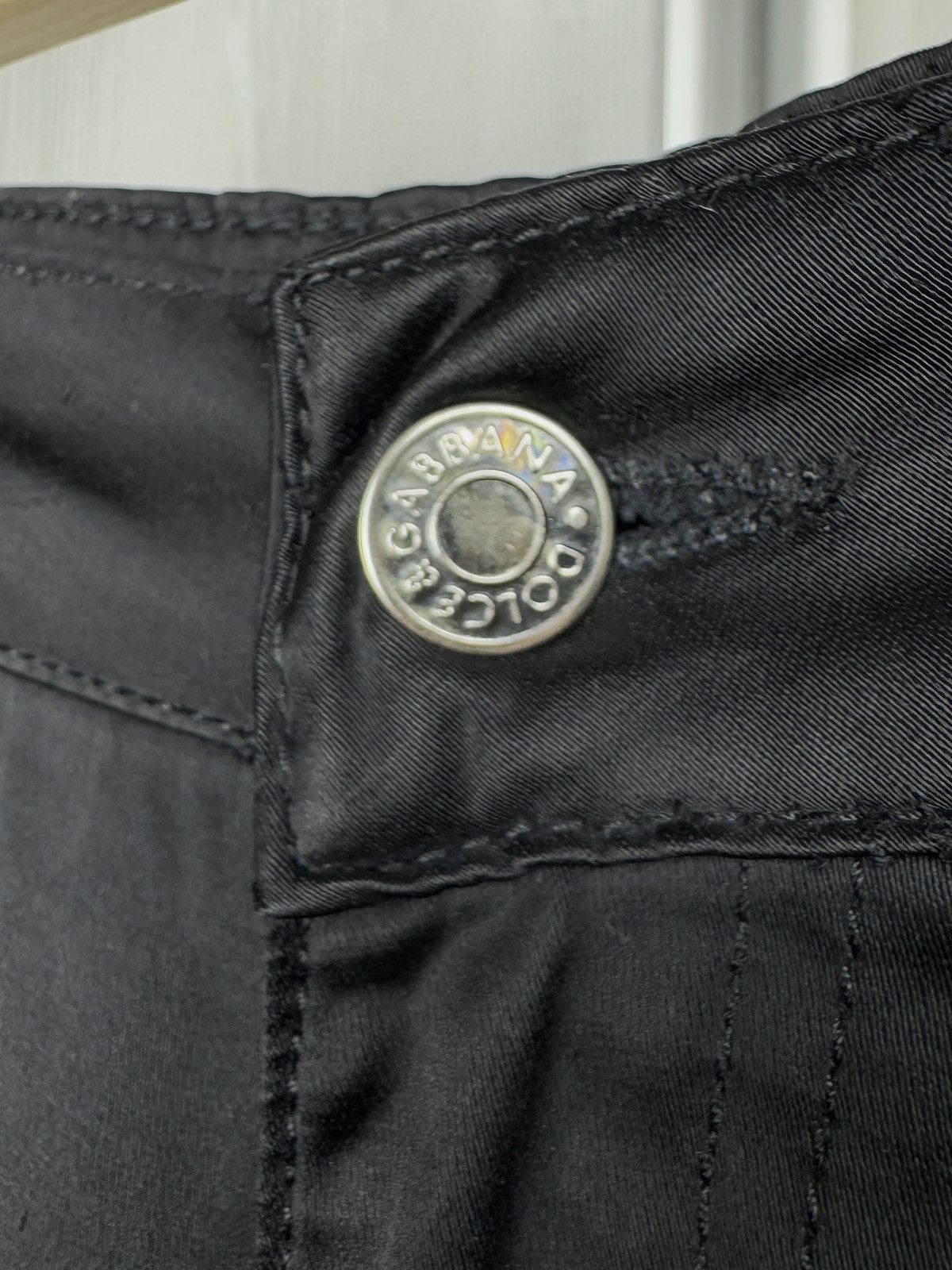 Dolce & Gabbana Dolce & Gabbana vintage black nylon flared wide pants hype Size US 34 / EU 50 - 6 Thumbnail