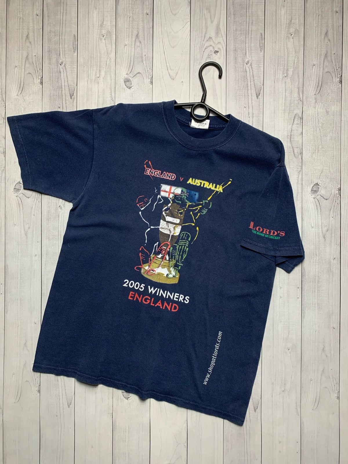 Vintage Vintage Cricket England 2005 Winners tee size M Size US M / EU 48-50 / 2 - 1 Thumbnail