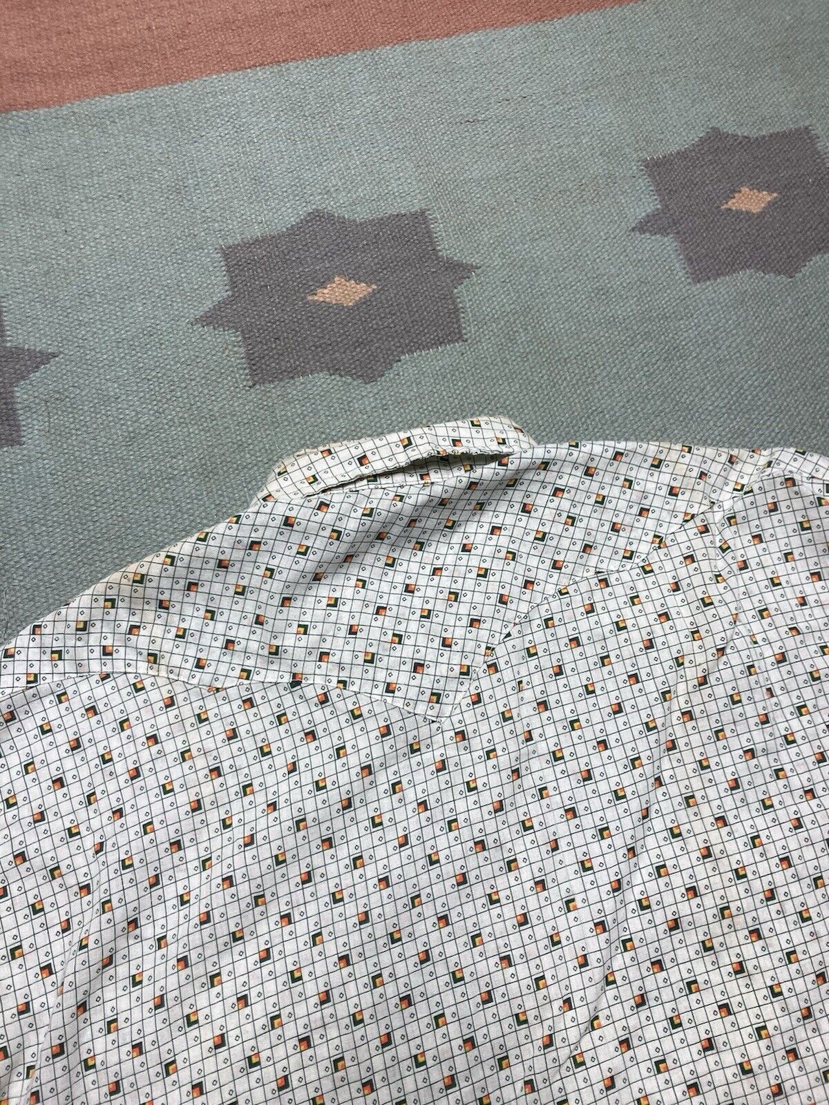 Vintage 70s Pearl snap shirt Dickson Jenkins western long tails XL Size US XL / EU 56 / 4 - 9 Thumbnail