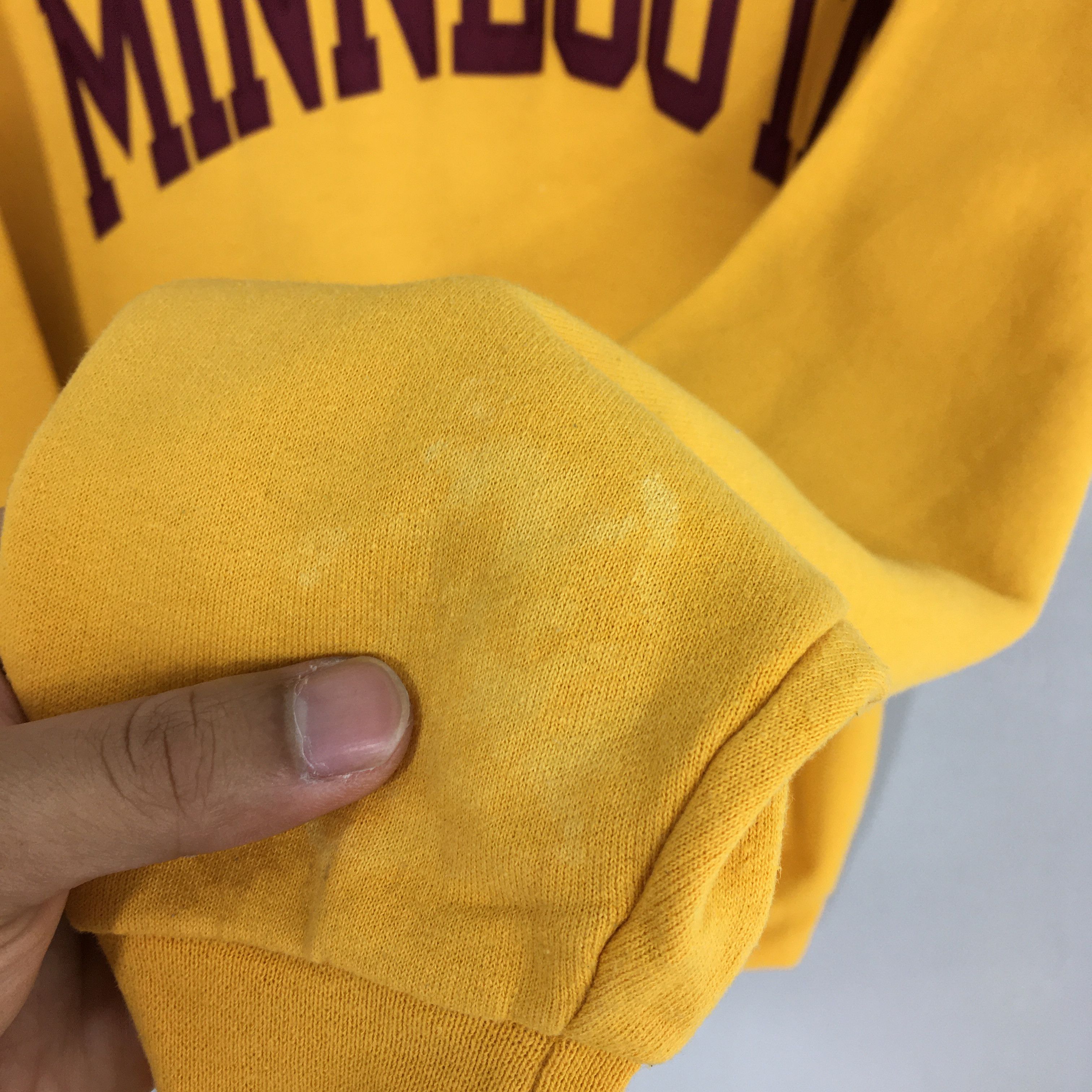 Champion × NCAA × Vintage Vintage 1990s Minnesota State Yellow Sweatshirt Small Size US S / EU 44-46 / 1 - 6 Thumbnail