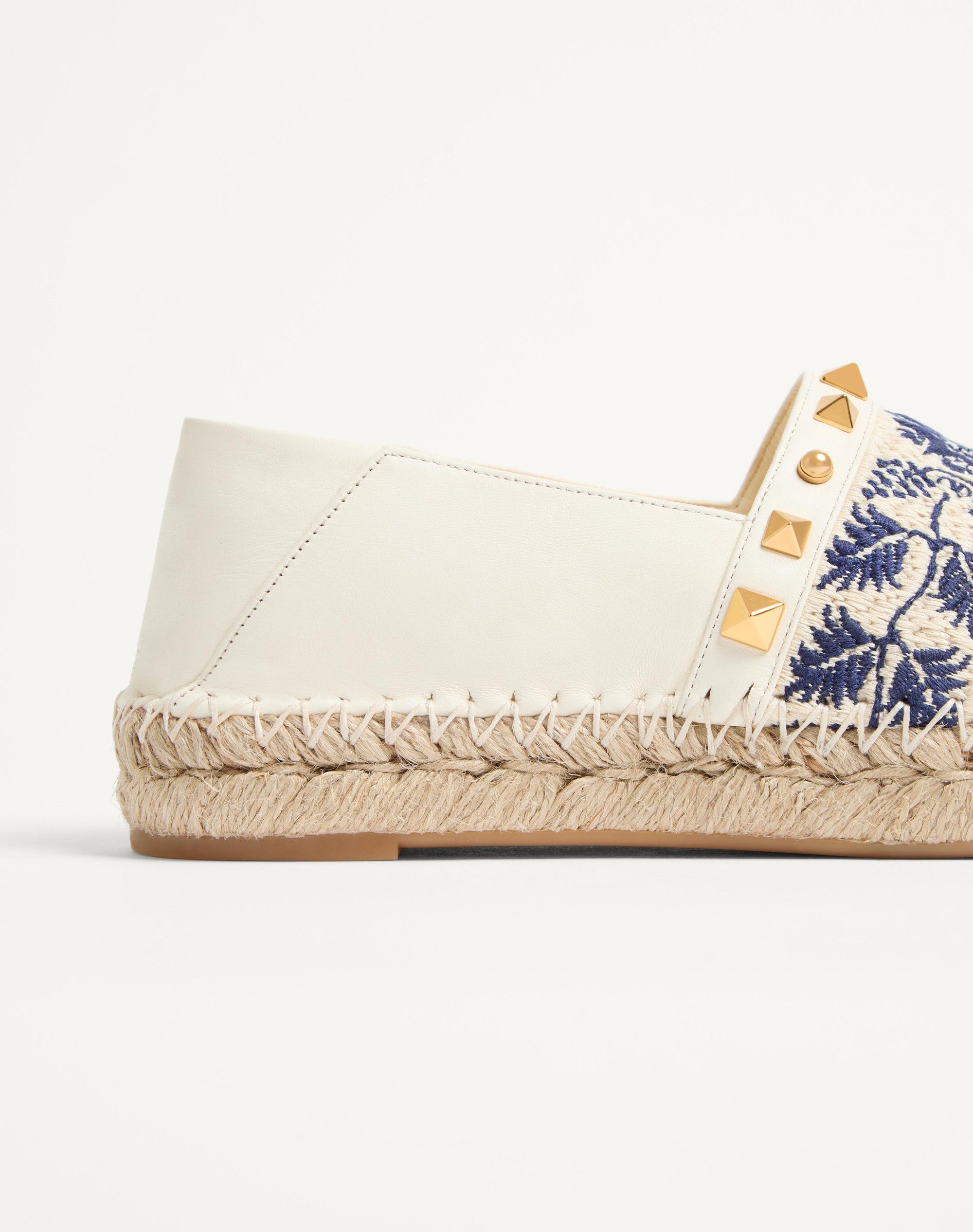 Valentino os11x0126 Espadrilles in Nappa With Embroidered Multicolor Size US 9 / IT 39 - 6 Thumbnail