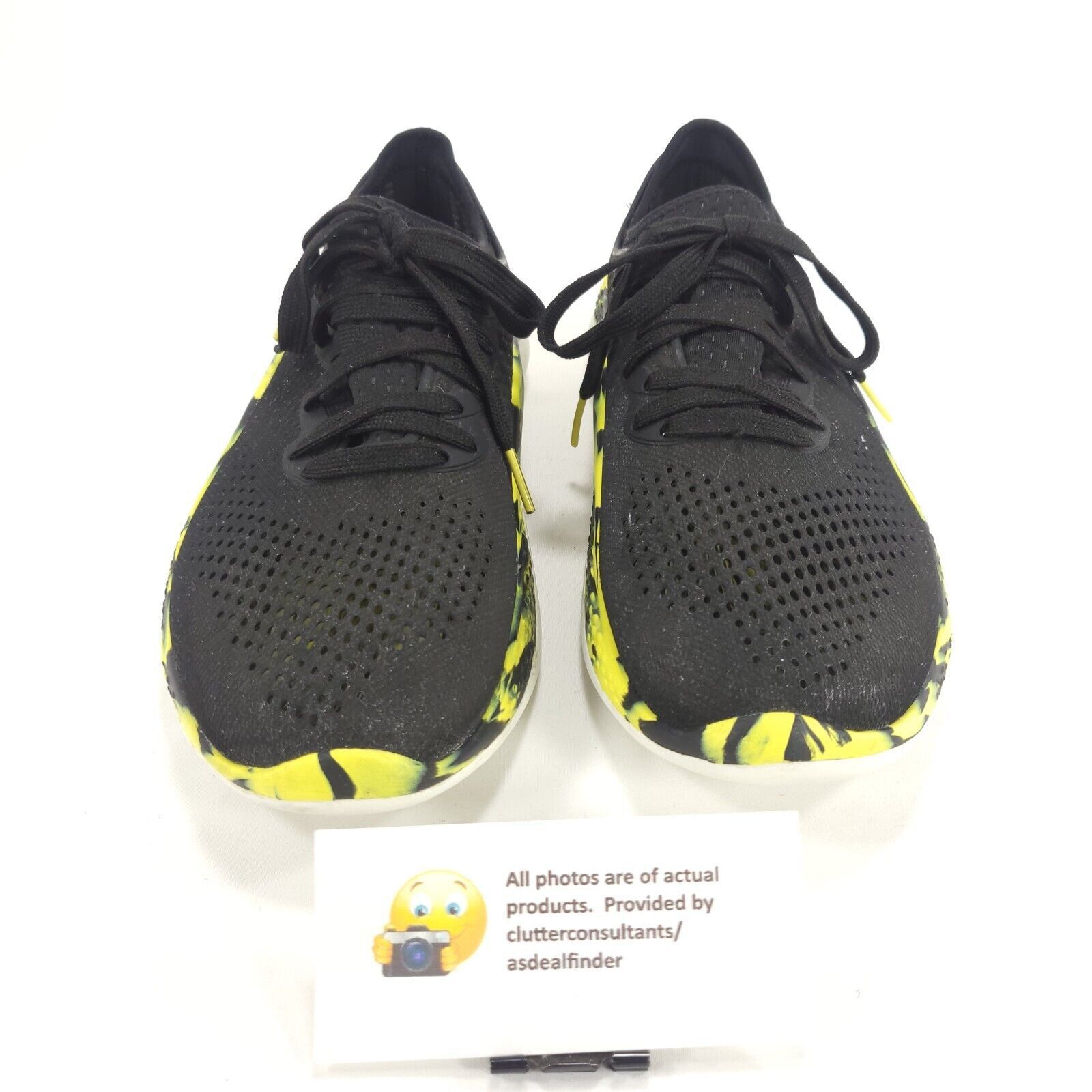 Crocs Crocs LiteRide 360 Marble Pacer Shoe Men Size 8 207633 Black Size US 8 / EU 41 - 2 Thumbnail