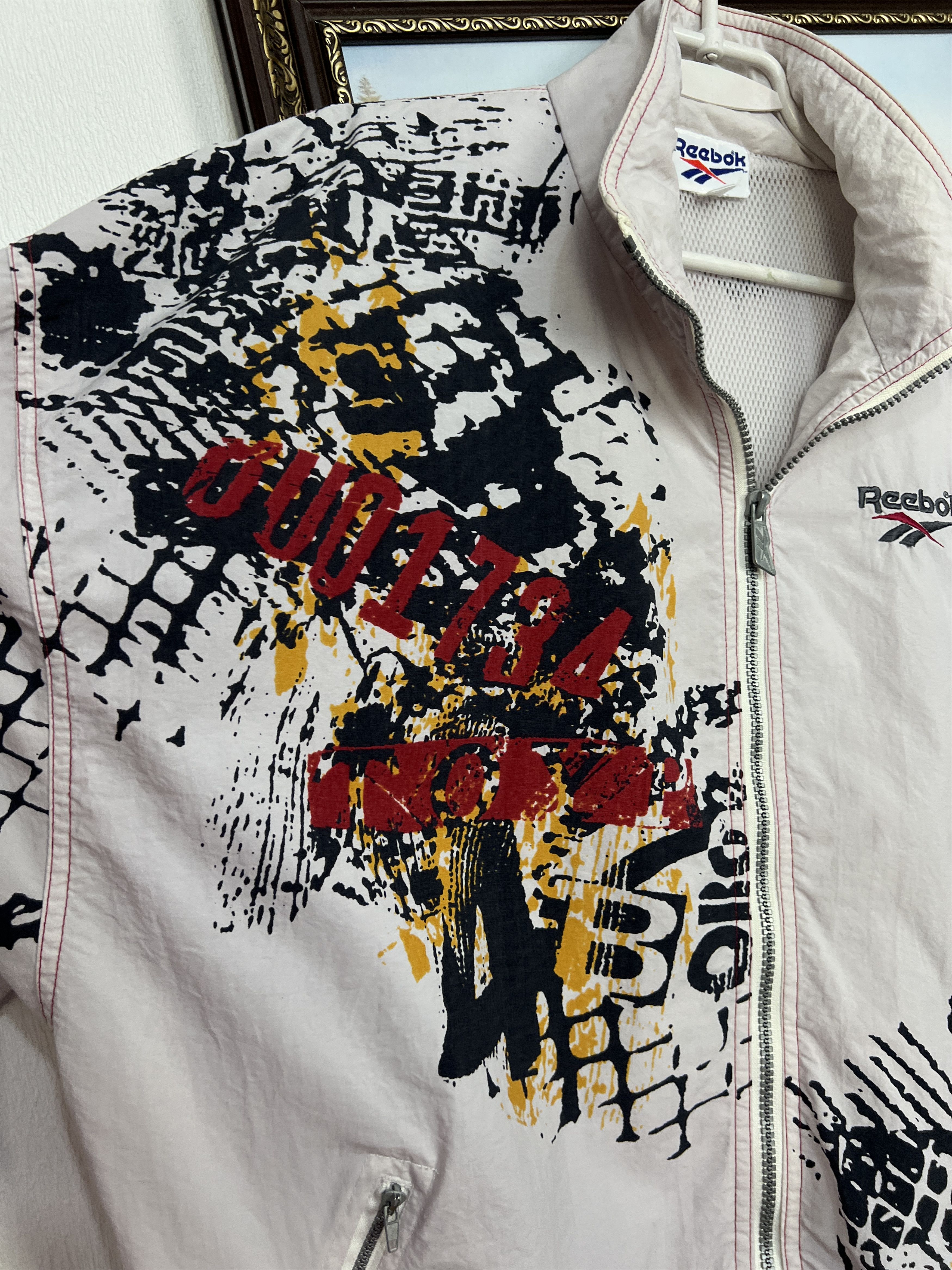 Vintage 90's Tennis Jacket Zip Track Top Rare Hype Sport
