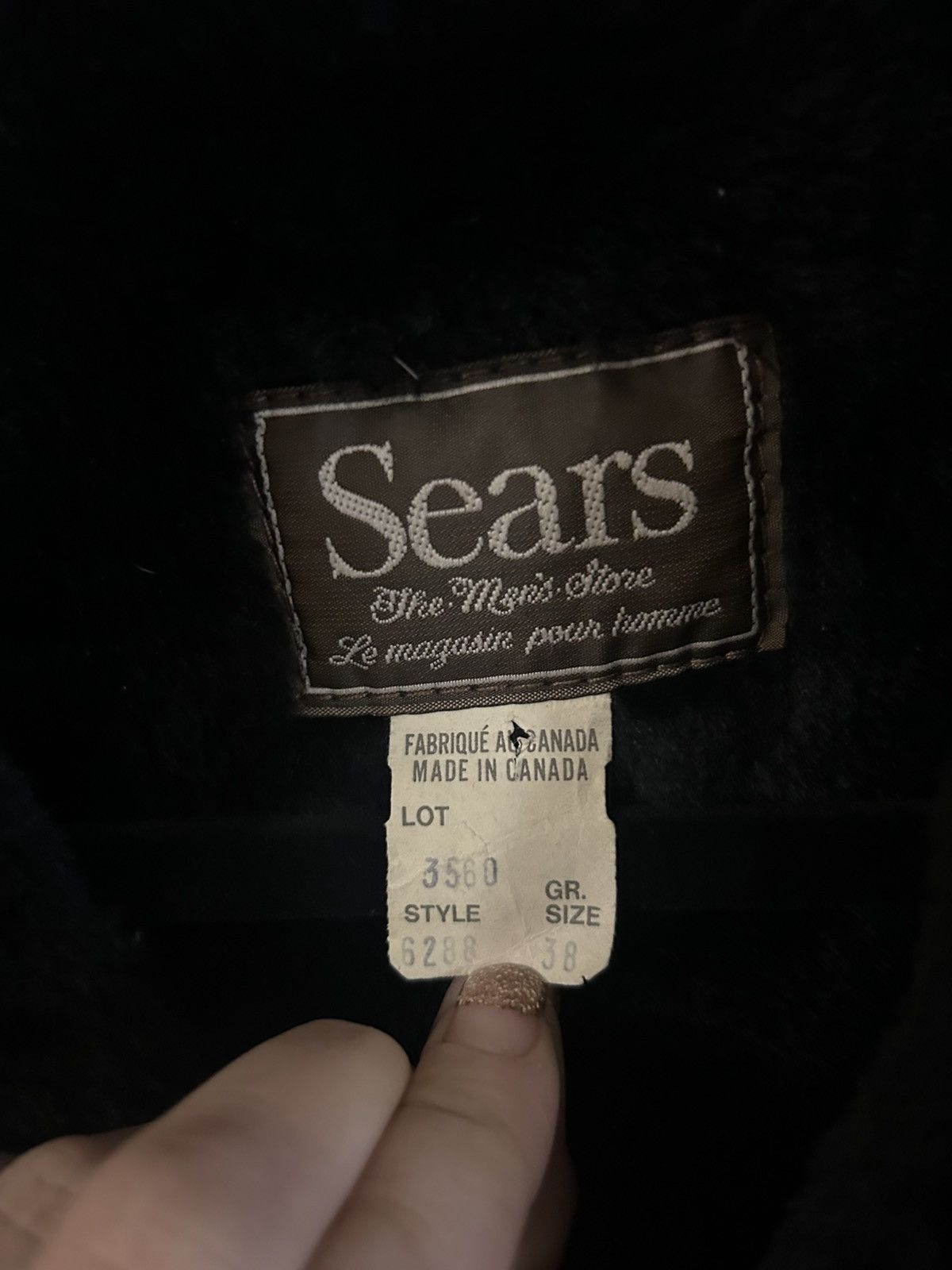 Sears Gray Vintage Sears Coat 1970 Faux Fur Collar Sz 38 Wool Mens Size US XS / EU 42 / 0 - 6 Thumbnail