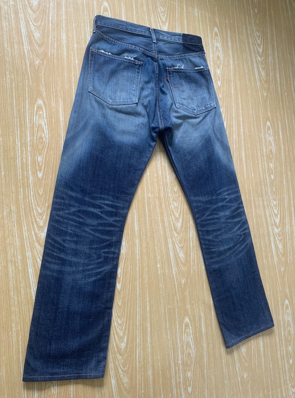 Levi's Distressed Levis Lot44501 WW2 Repro Selvedge Made In Japan Size US 30 / EU 46 - 6 Thumbnail