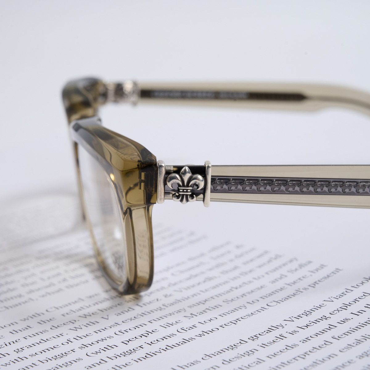 Chrome Hearts CHROME HEARTS SEE YOU IN TEA ARMY GLASSES Size ONE SIZE - 3 Thumbnail