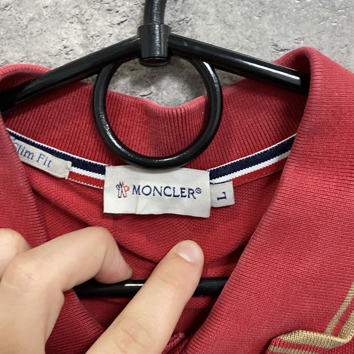 Moncler Moncler Polo T-shirt Size US L / EU 52-54 / 3 - 7 Thumbnail