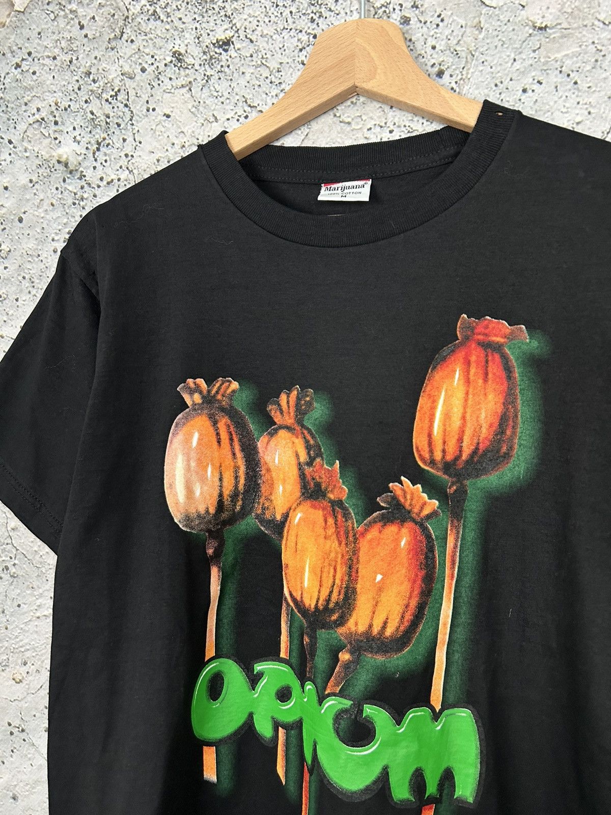 Vintage Vintage Opium Graphic Tee Rock Punk Drain Hype Grunge 00e Size US M / EU 48-50 / 2 - 3 Thumbnail