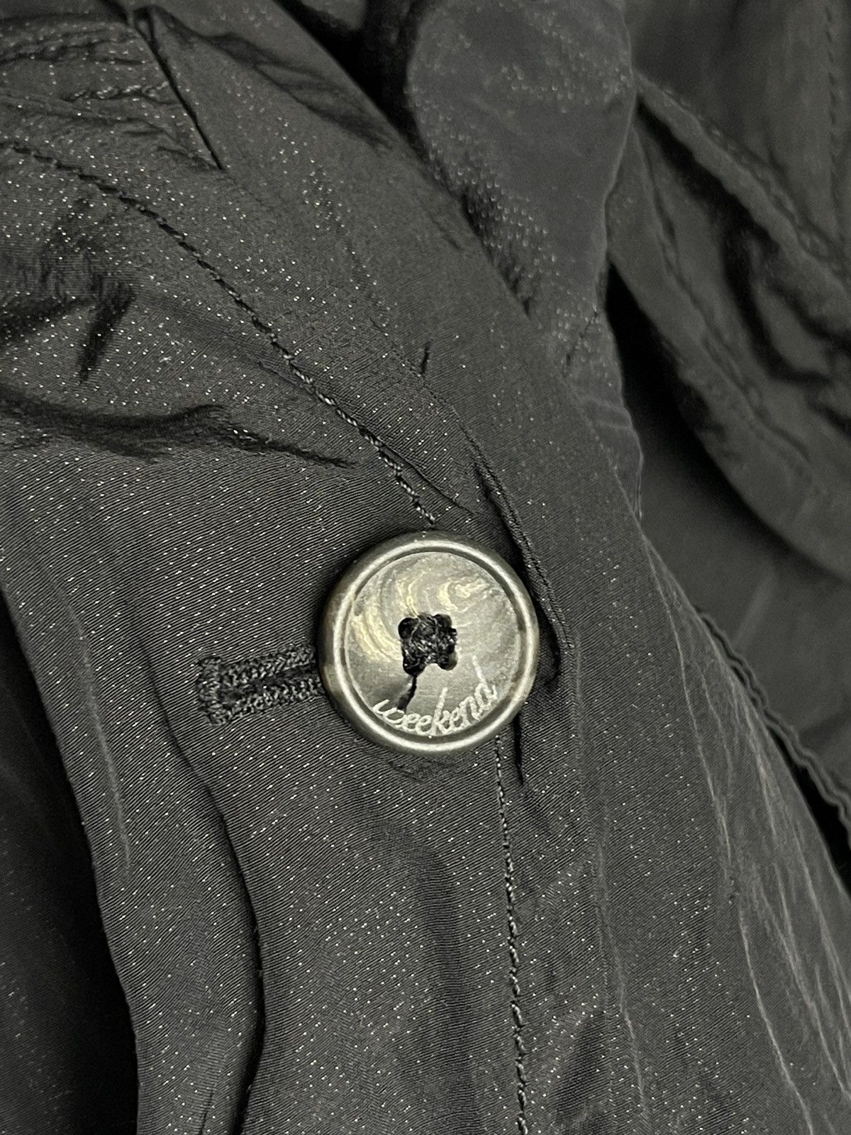 Weekend Max Mara Weekend x Max Mara Lightweight Hooded Coat Metal Jacket Size S / US 4 / IT 40 - 15 Thumbnail
