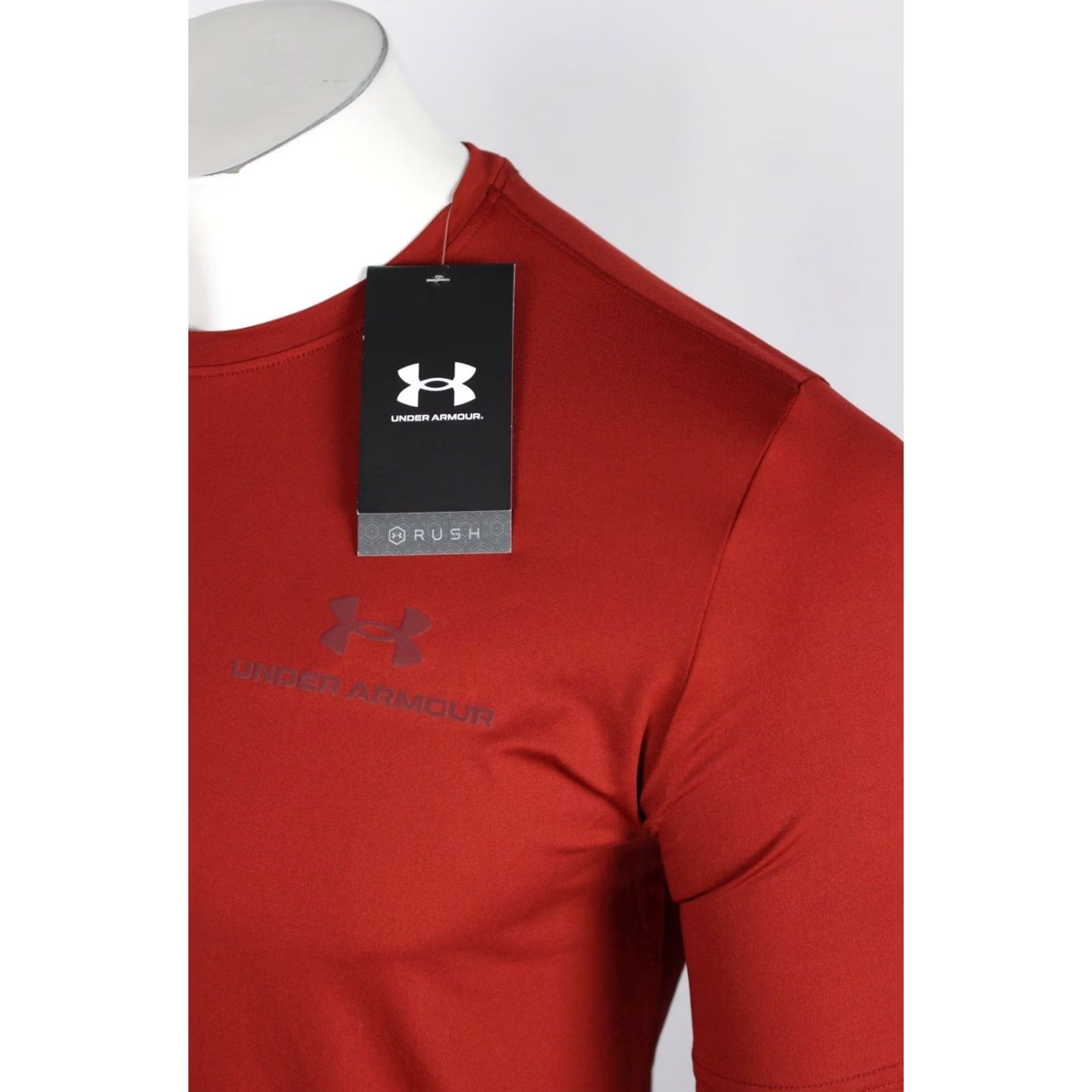 Under Armour Under Armour Men's Rush Vanish Energy Short Sleeve Shirt Small Orange 1383973 840 Size US S / EU 44-46 / 1 - 4 Thumbnail