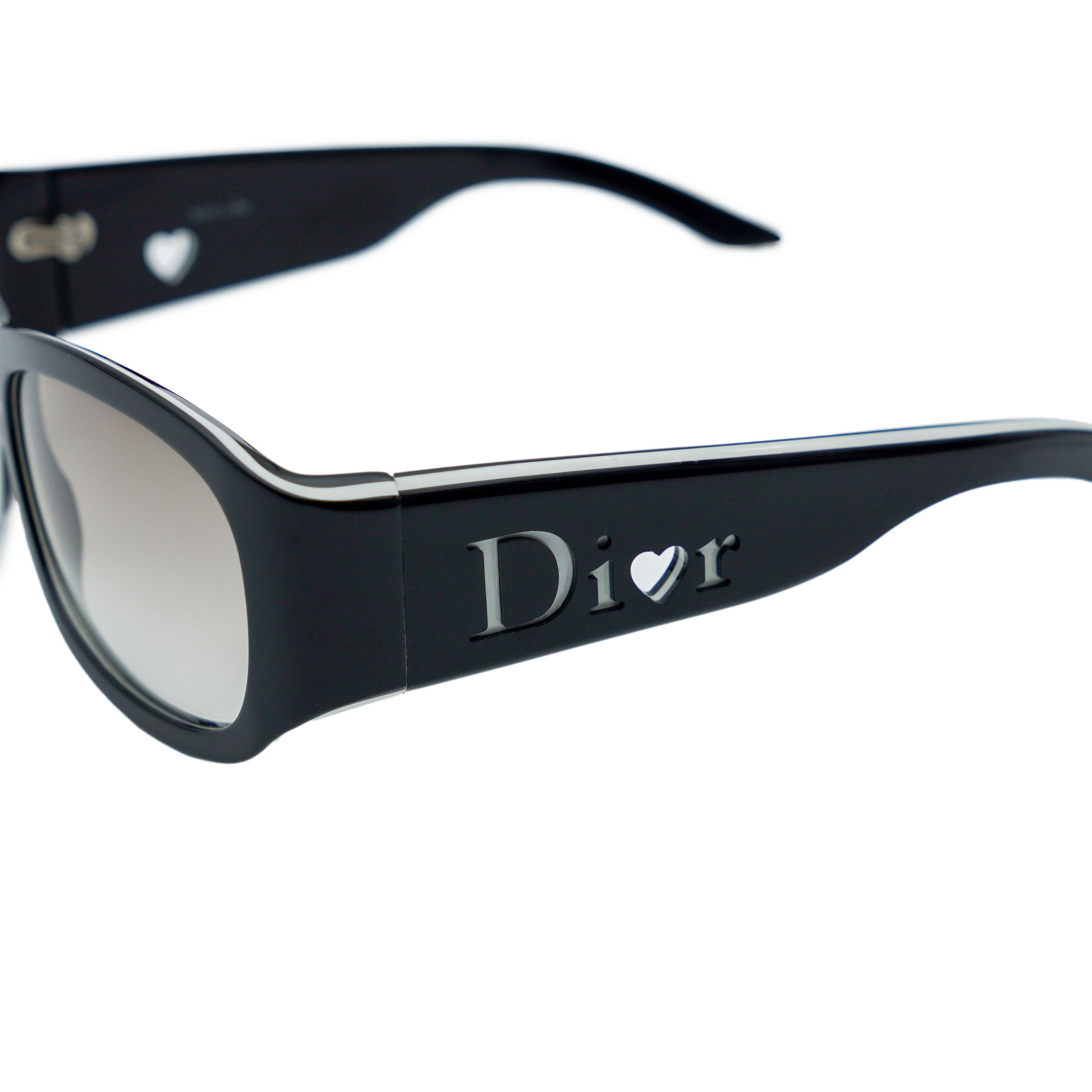 Dior Lovingly Dior 2 sunglasses Vintage Lovingly Dior 2 Galliano Black Heart Logo Sunglasses main image 4