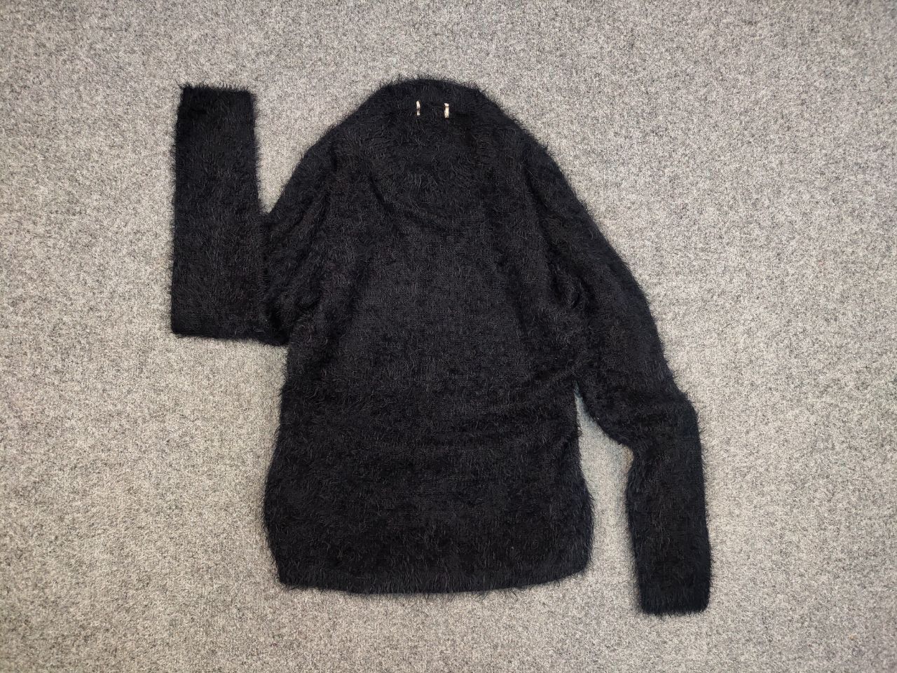 Other Vintage Japanese Black Mohair Style Fuzzy Sweater Y2K Size US M / EU 48-50 / 2 - 13 Thumbnail
