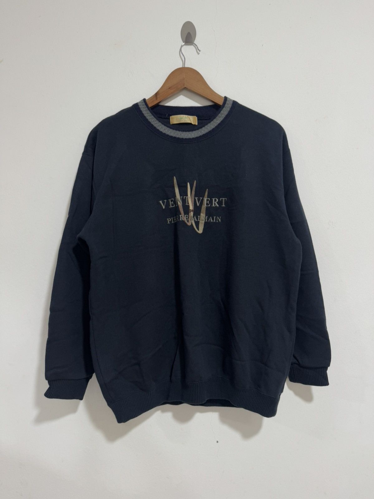 Pierre Balmain × Vintage Vintage Vent Vert by Pierre Balmain Sweatshirt Size US M / EU 48-50 / 2 - 1 Thumbnail