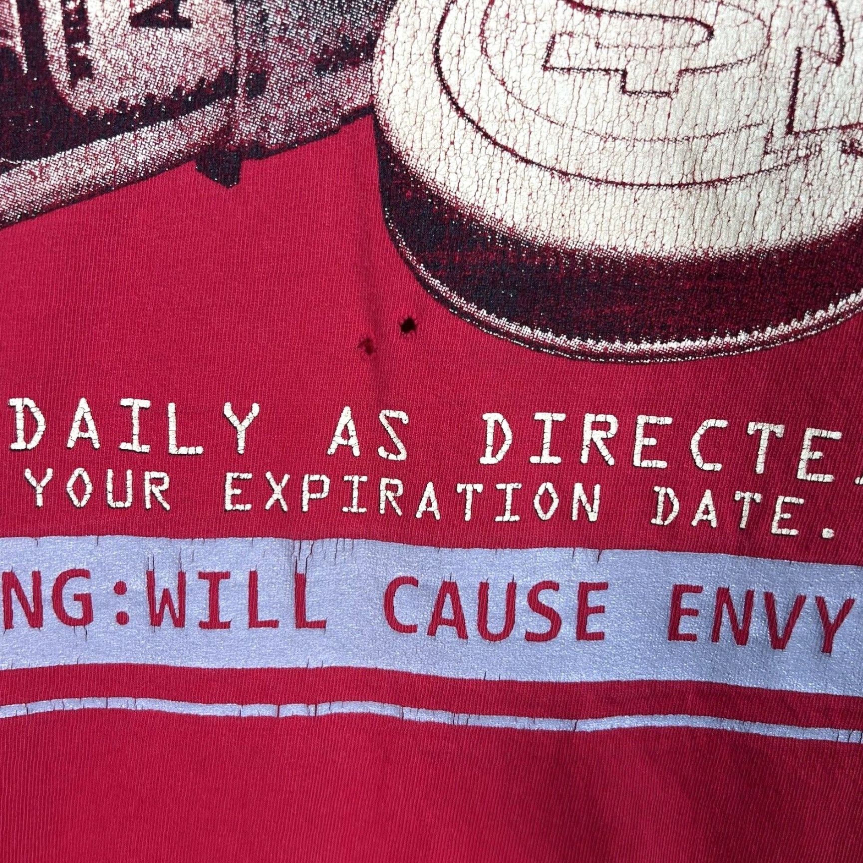 Vintage VINTAGE 2000s Dream USA Y2K Stick To The Script Money Graphic T-Shirt Adult Men 3XL Red Size US XXL / EU 58 / 5 - 5 Thumbnail