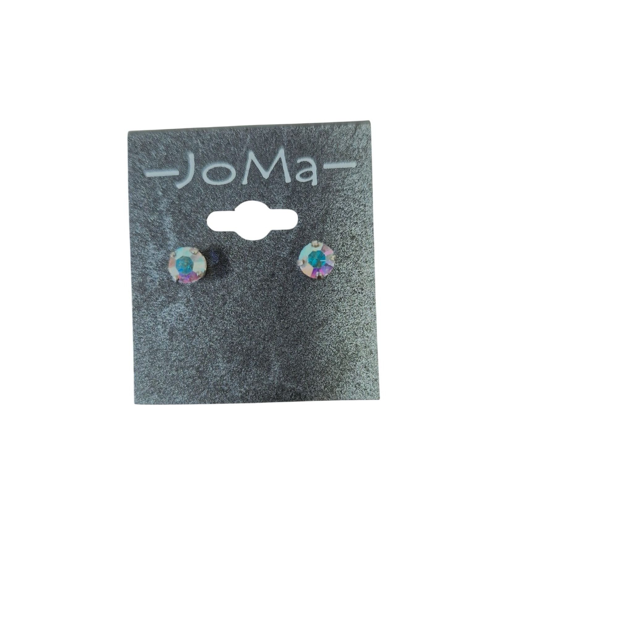 Joma JoNa Round Iridescent Stud Earrings Size ONE SIZE - 1 Thumbnail
