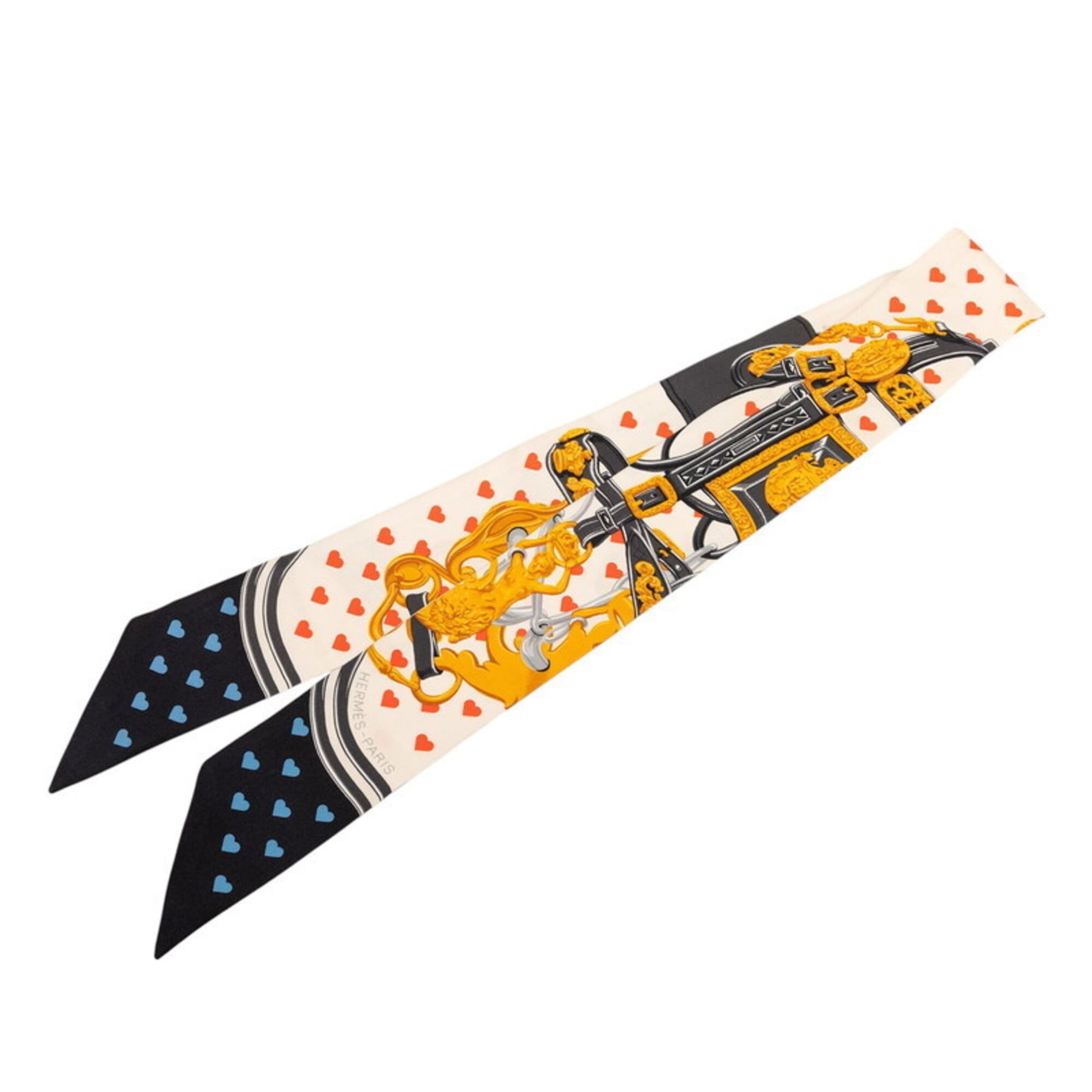 Hermes Hermes Twilly Brides de Gala LOVE Scarf Muffler Multicolor Silk Women's HERMES Size ONE SIZE - 1 Thumbnail
