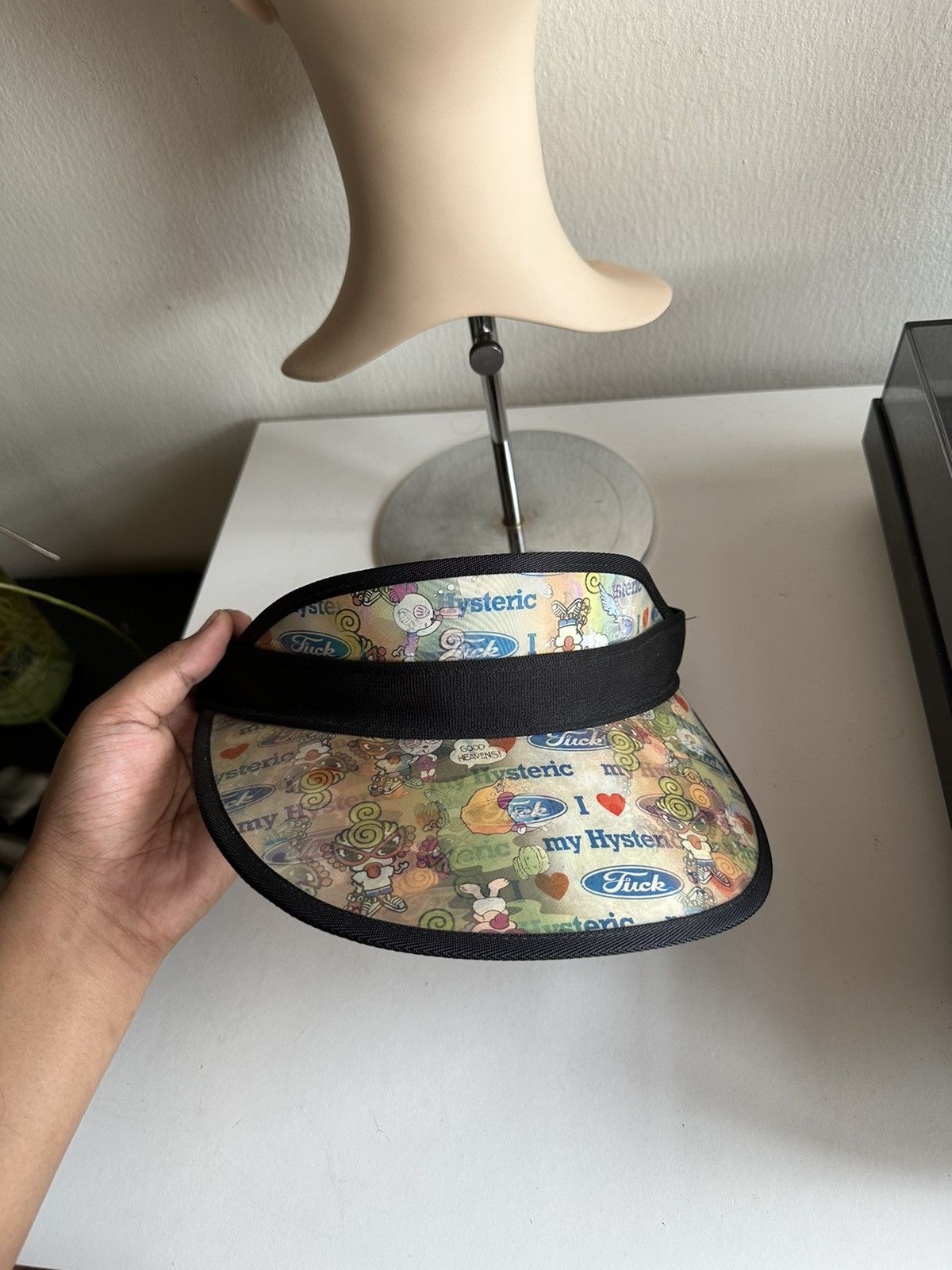 Hysteric Glamour 1990s Hysteric Glamour Racing Flip Logo Visor Cap Size ONE SIZE - 9 Thumbnail