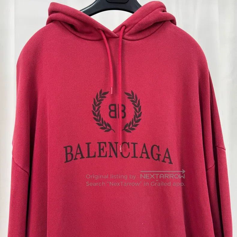 Balenciaga Balenciaga Red Wheat Alphabet Hoodie Size US S / EU 44-46 / 1 - 3 Thumbnail