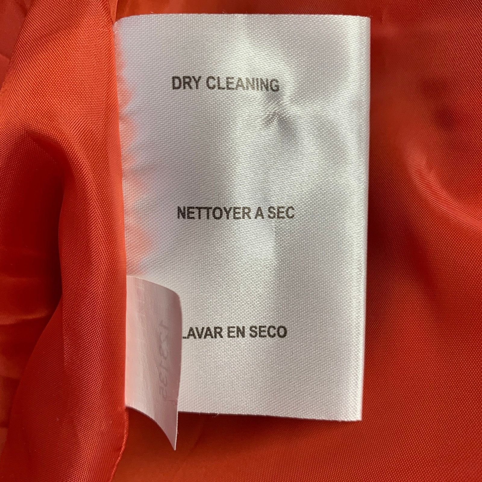 Michael Kors 2X Orange Wool Blend Double Breasted Coat Size XXL / US 16-18 / IT 52-54 - 7 Thumbnail