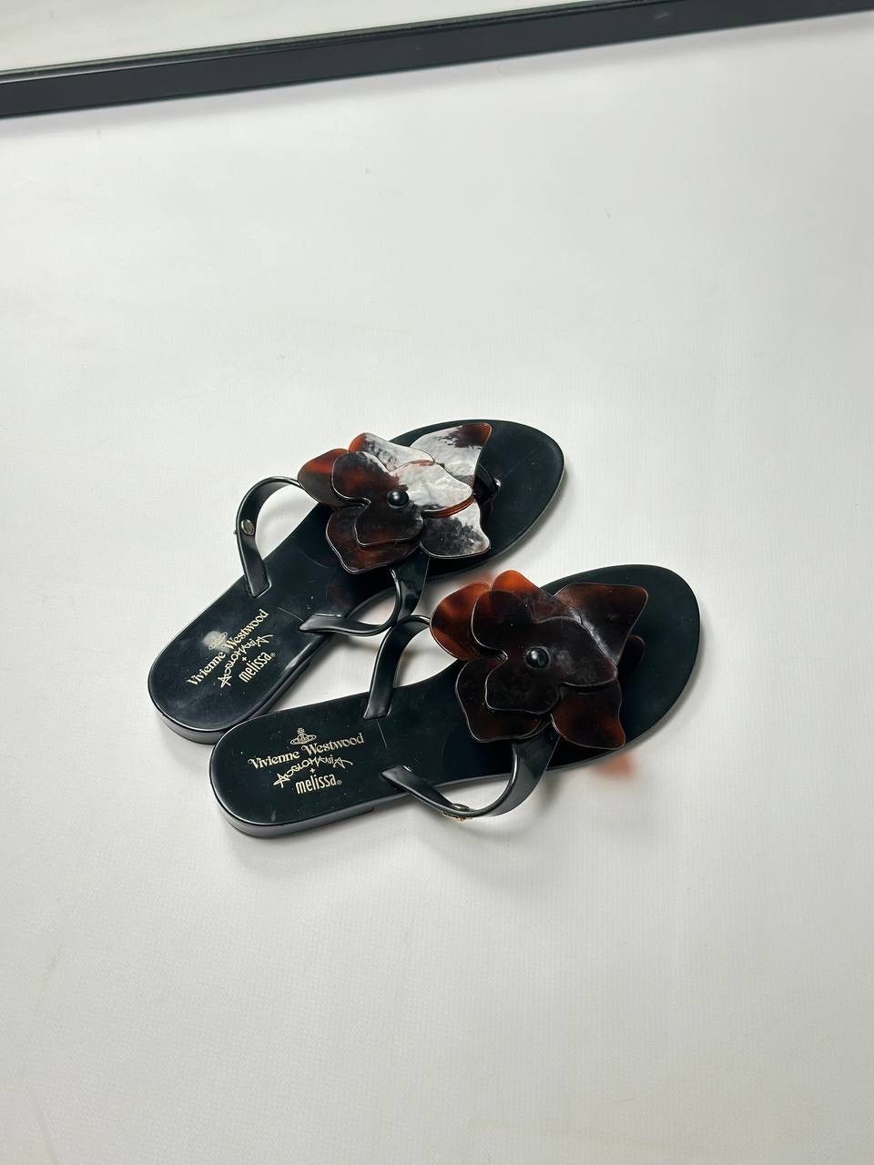 Cute Vivienne Westwood 🔥Melissa Flower Slippers NEW