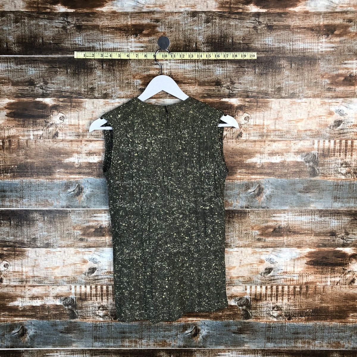 Homespun Knitwear Japanese Brand Green Vest Knitwear vintage #A1680 Size S / US 4 / IT 40 - 10 Thumbnail