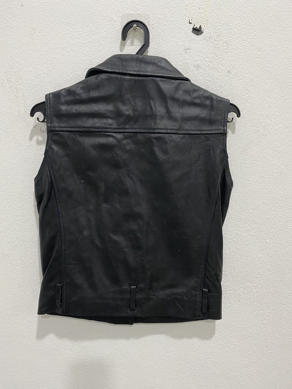 Kadoya × Leather × Opening Ceremony OPENING CEREMONY SEDITIONARIES LEATHER VEST DOUBLE COLLAR Size US XS / EU 42 / 0 - 2 Thumbnail