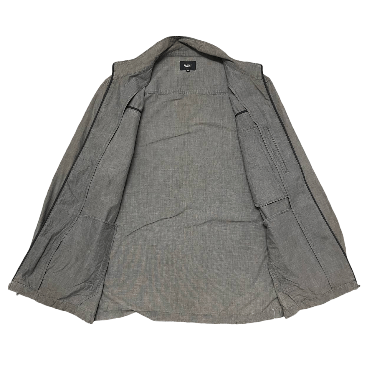 Yohji Yamamoto Distressed Sacsny Y'saccs Yohji Yamamoto Zipper Jacket Size US L / EU 52-54 / 3 - 7 Thumbnail