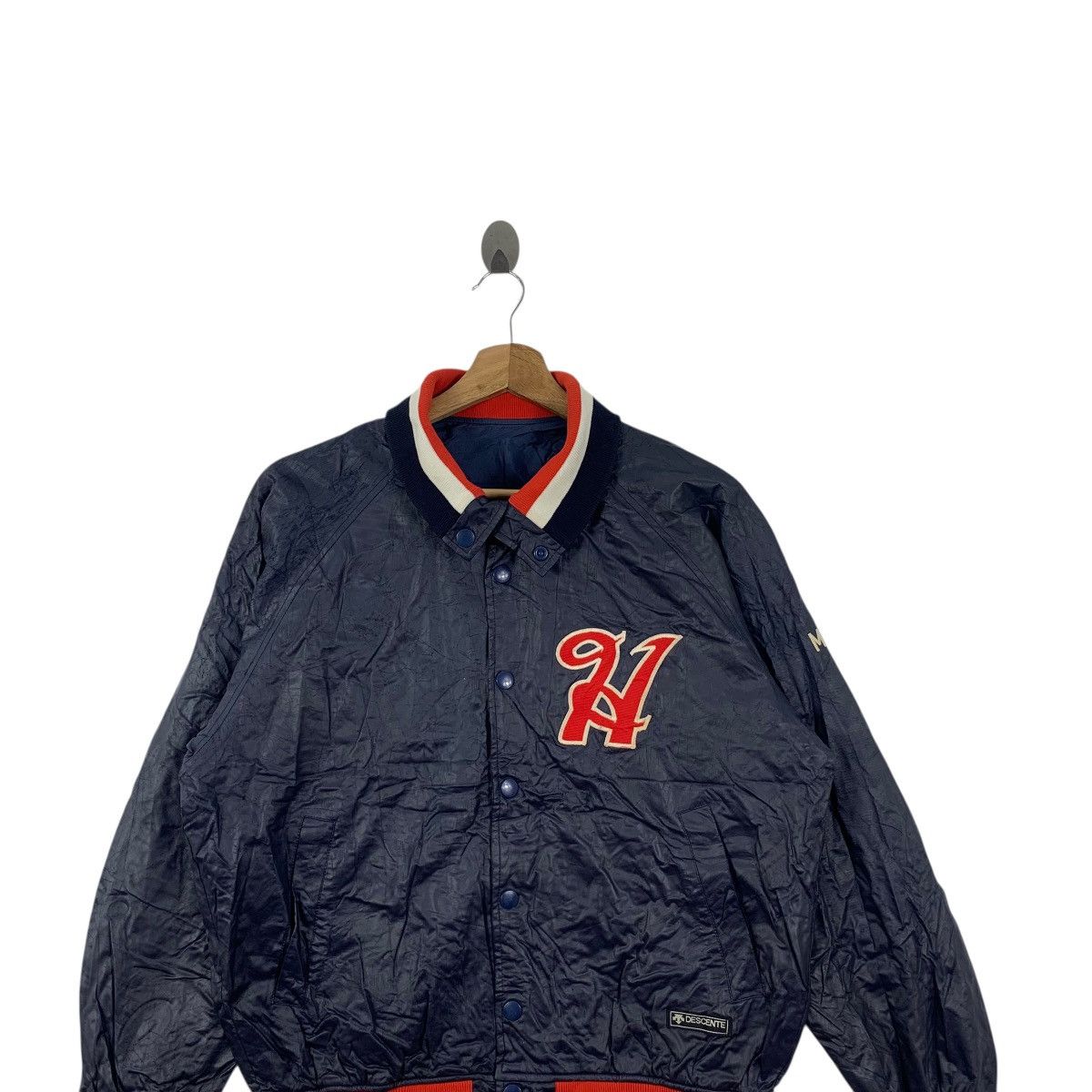 Descente Vintage DESCENTE JAPAN BASEBALL MLB Varsity Stadium Jacket Size US L / EU 52-54 / 3 - 2 Thumbnail