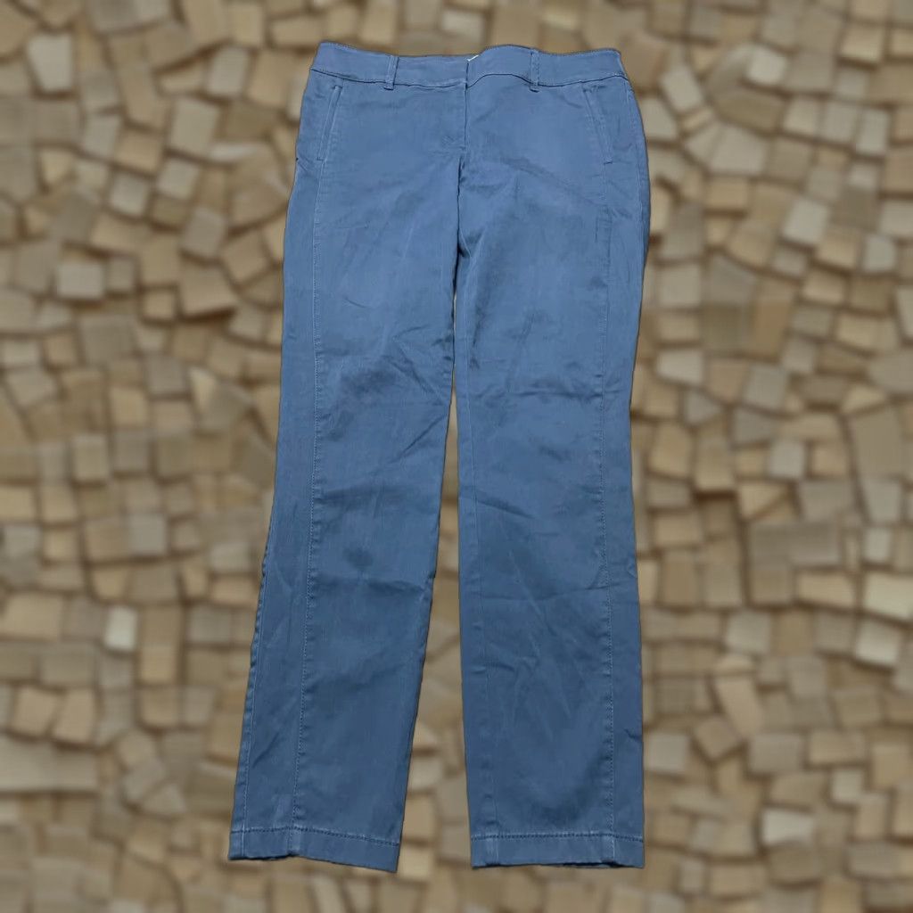 Loft LOFT Pants Women's Size 8 Blue Straight Leg Pockets Size 30" / US 8 / IT 44 - 1 Thumbnail