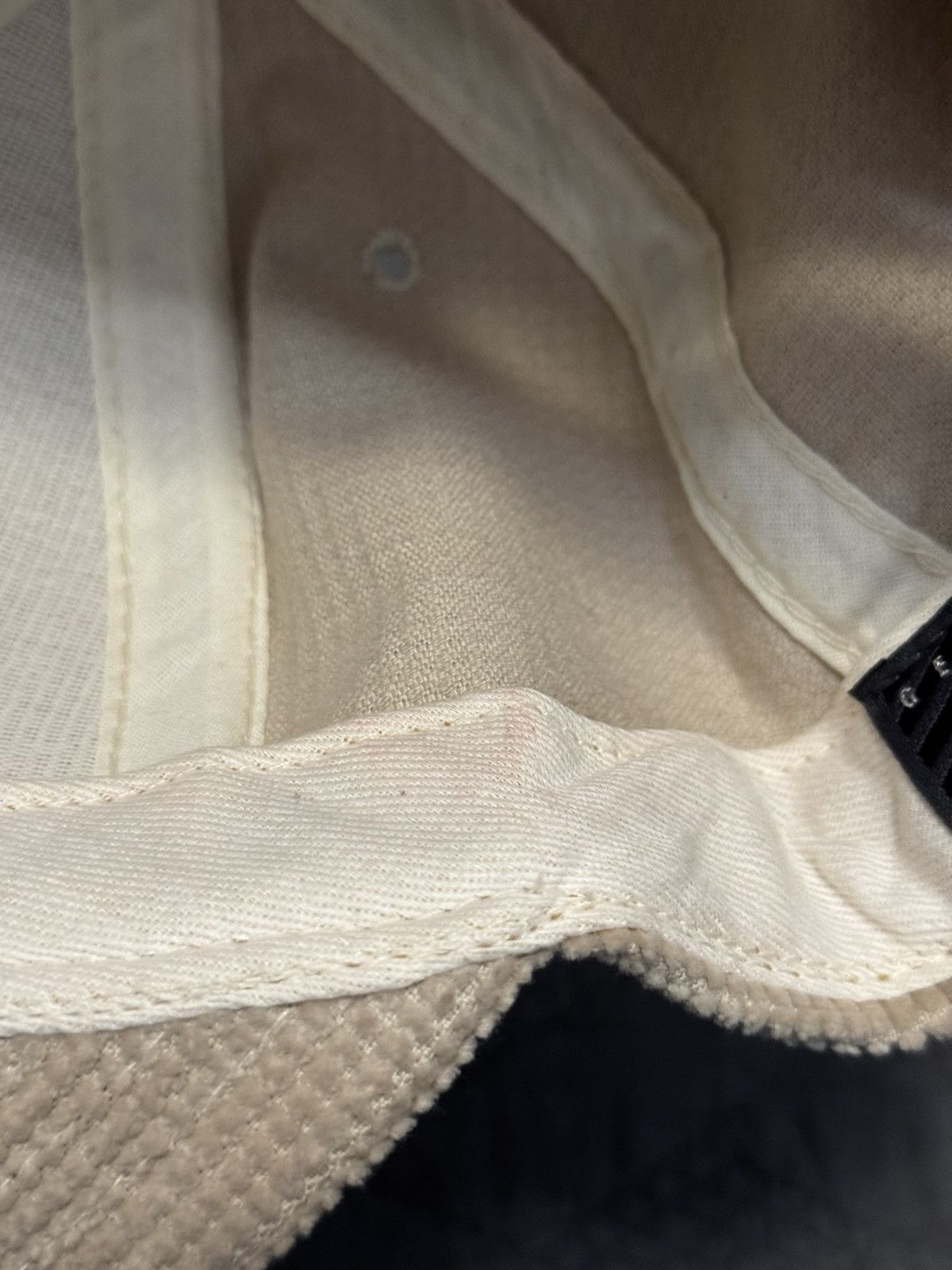 Oakley × Vintage 90’s Oakley Waffle Corduroy Hat - Cream Size ONE SIZE - 5 Thumbnail