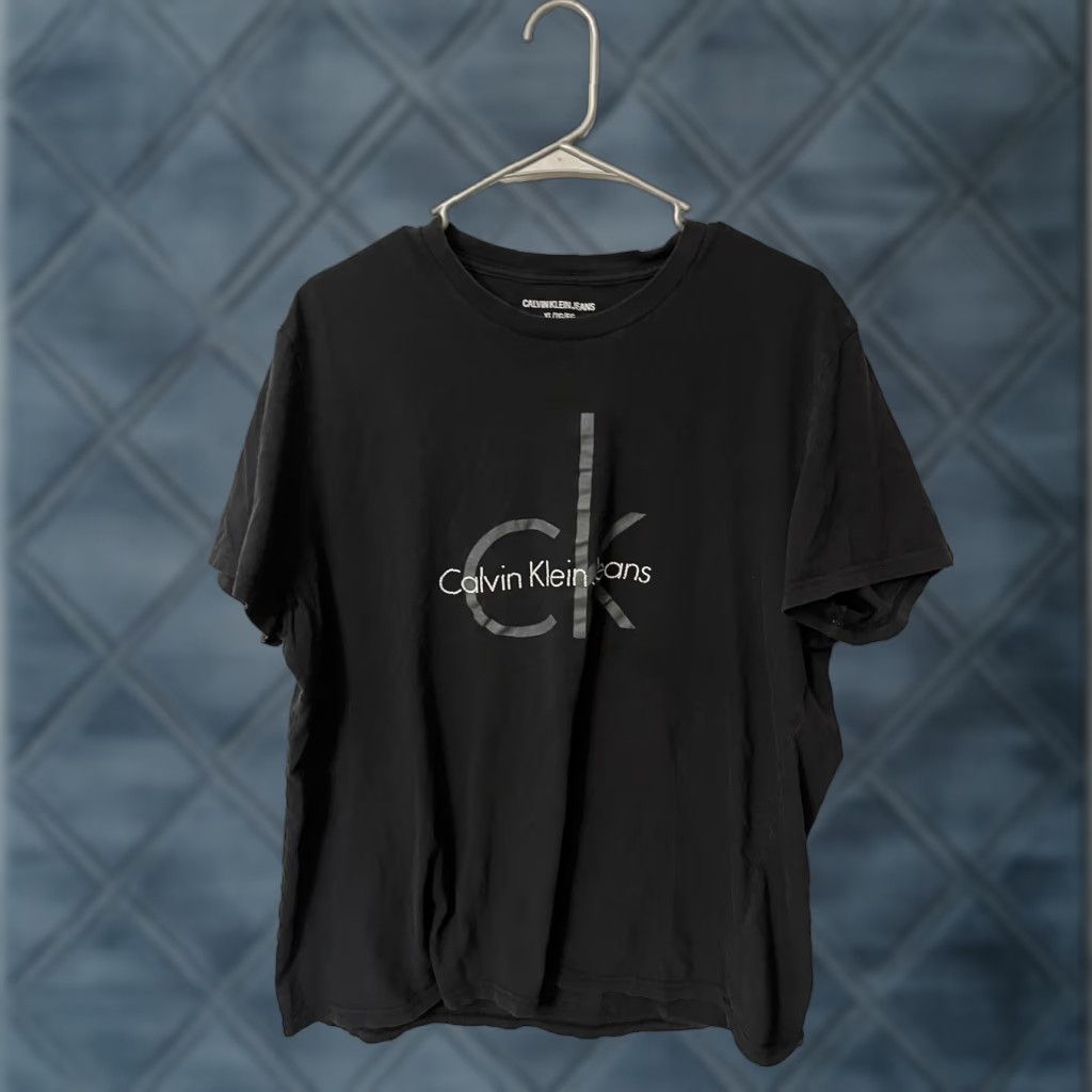 Calvin Klein Calvin Klein Jeans T-Shirt XL Black Short Sleeve Crew Neck Logo Men Regular Vintage No Size US XL / EU 56 / 4 - 1 Thumbnail