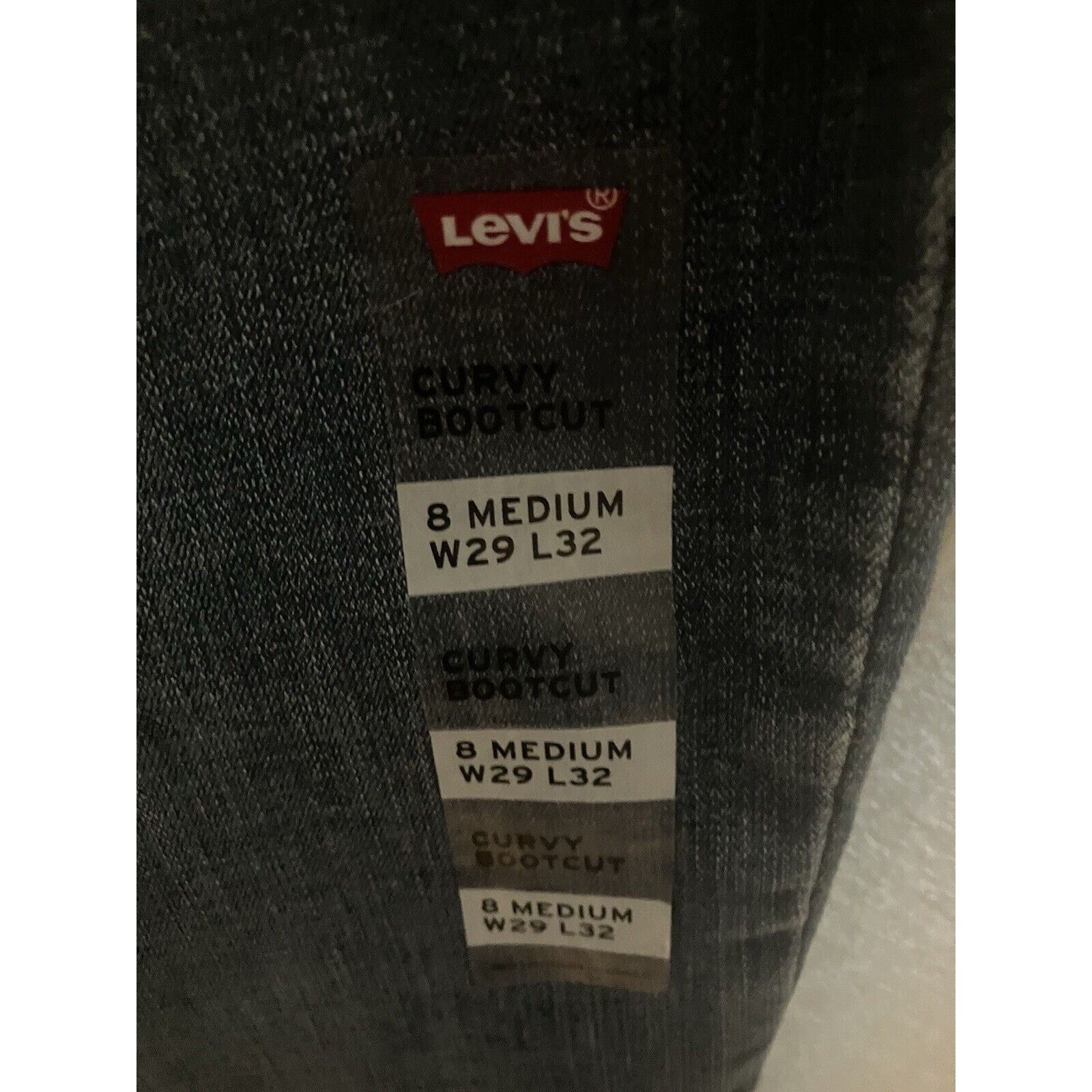 Levi's Levi's Women's Curvy Bootcut Jeans mid rise 8 Med W29 L32 Size 30" / US 8 / IT 44 - 4 Thumbnail