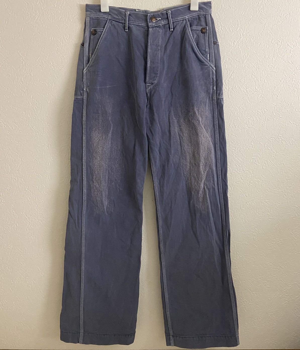 Kapital KAPITAL vintage weathering work pants Size US 29 - 1 Thumbnail