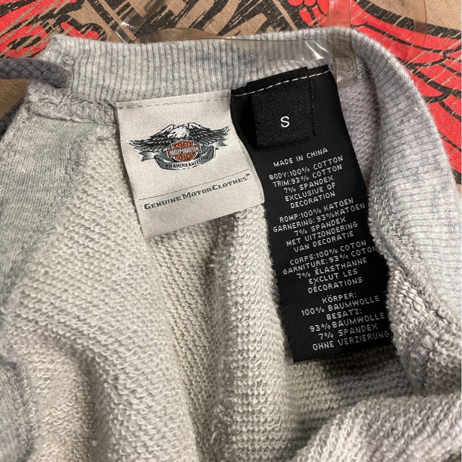 Harley Davidson Harley Davidson Women’s Gray Cropped Sweatshirt Size S / US 4 / IT 40 - 3 Thumbnail