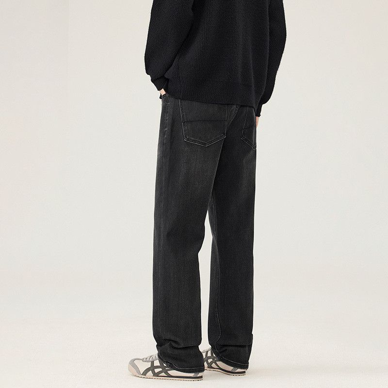 Jean American high street retro loose casual washed jeans for men Size US 32 / EU 48 - 5 Thumbnail