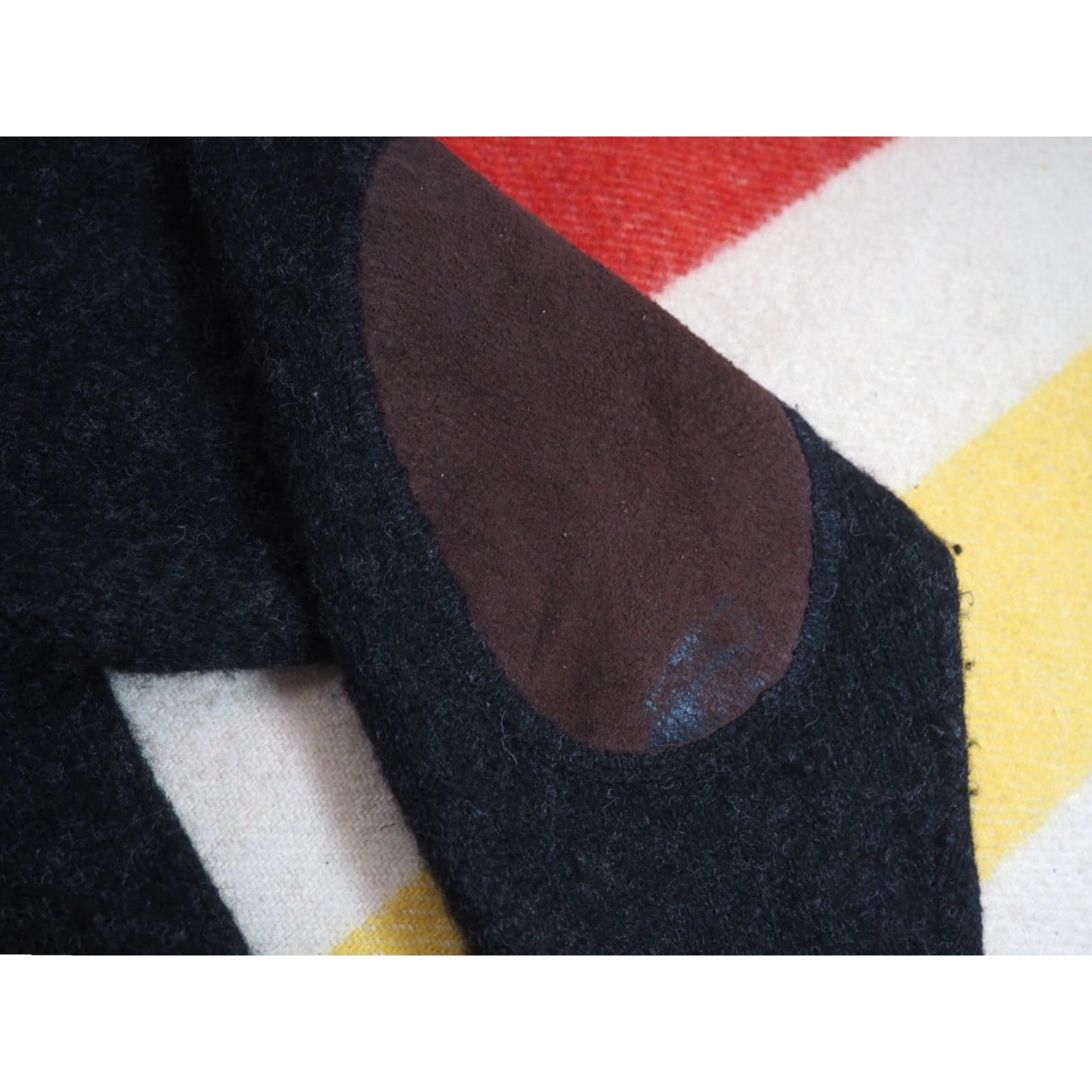 Pendleton VTG Pendleton 100% Shetland Wool Leather Dark Gray 1/4 Zip Pullover Sweater L Mens Wool Pullover, Gray, 1990s, 1/4 Zip, Regular, Long Sleeve, Casual Size US L / EU 52-54 / 3 - 6 Thumbnail