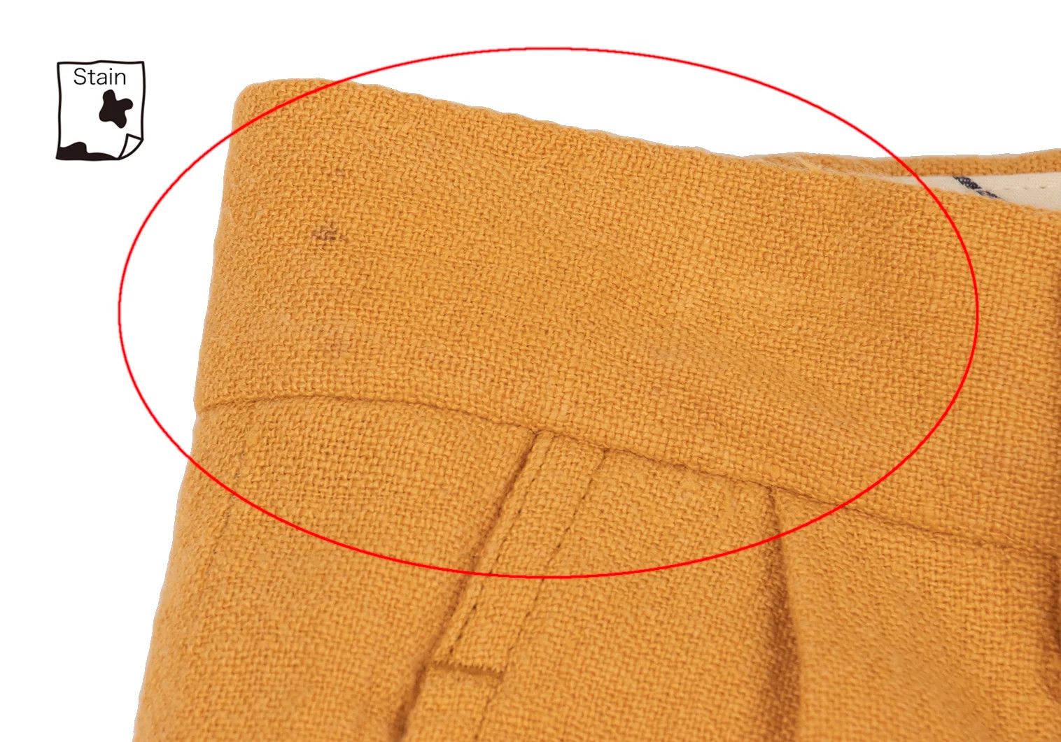 Issey Miyake Linen Two-Tuck Pants in Mustard, Size M Size US 38 / EU 54 - 3 Thumbnail