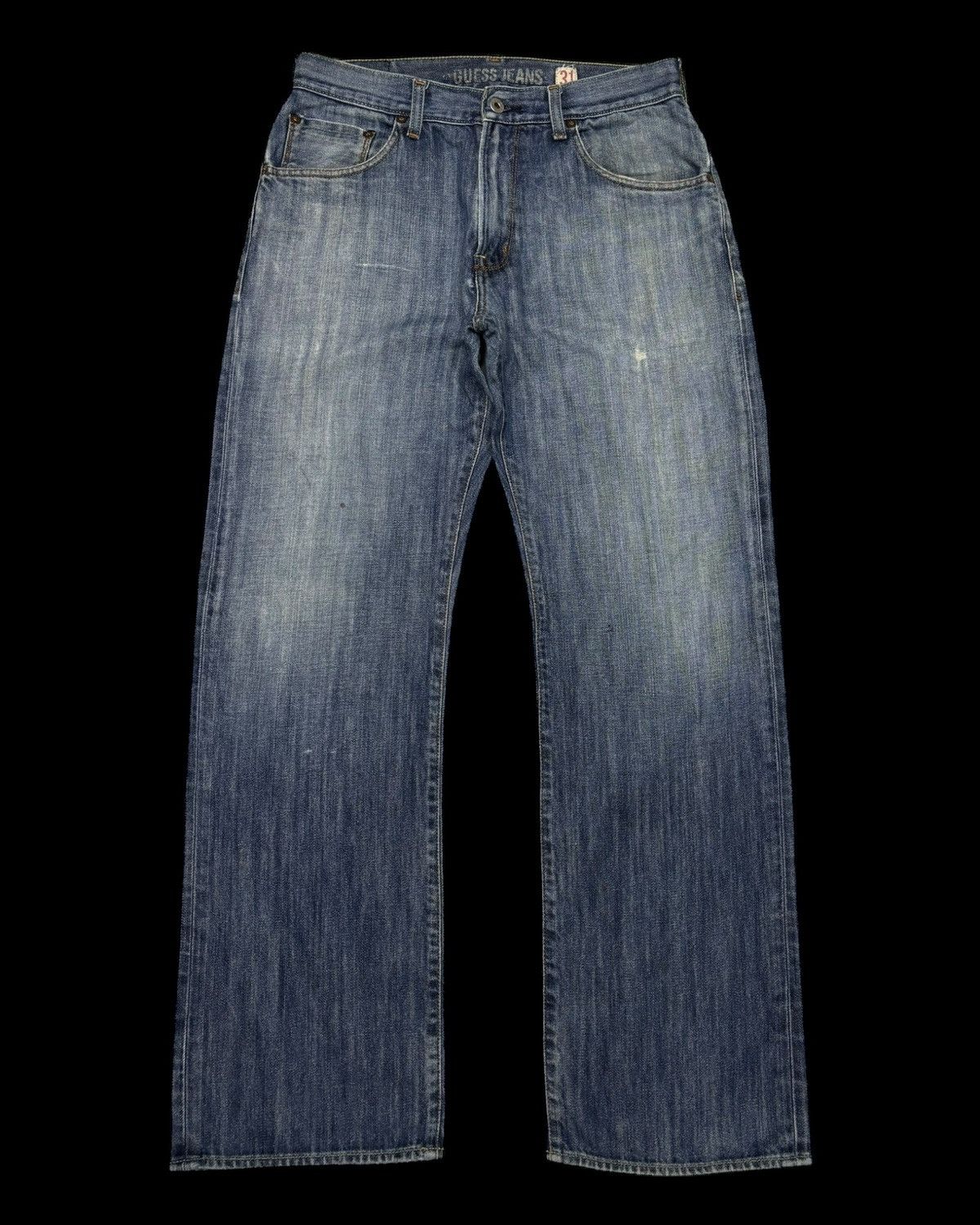 Japanese Brand BAGGY💥90s Style Baggy Loose Guess Jeans Distress Denim Size US 32 / EU 48 - 7 Thumbnail