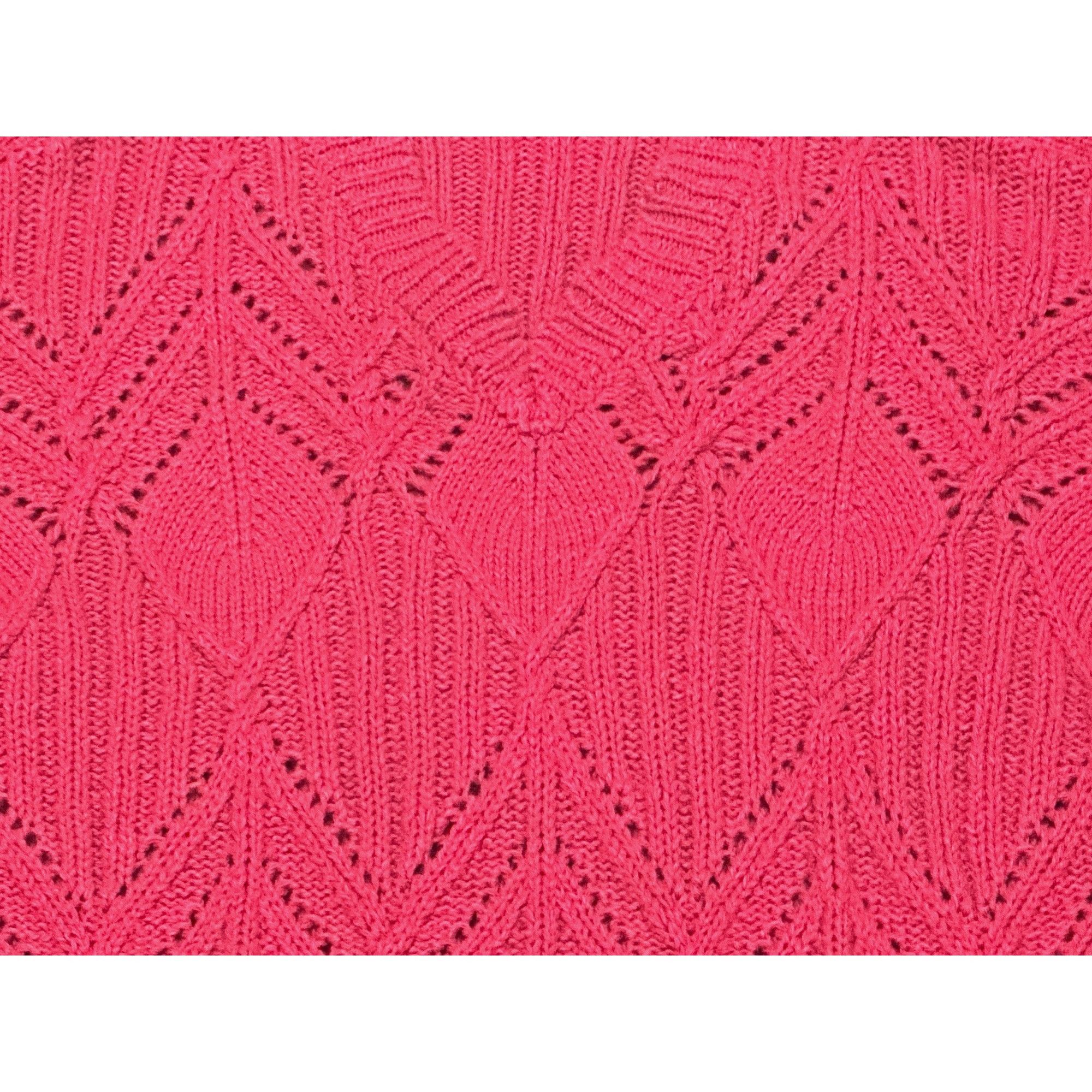 Venus Venus Small Raspberry Cable Knit Argyle V Neck Gold Button S Size S / US 4 / IT 40 - 13 Thumbnail
