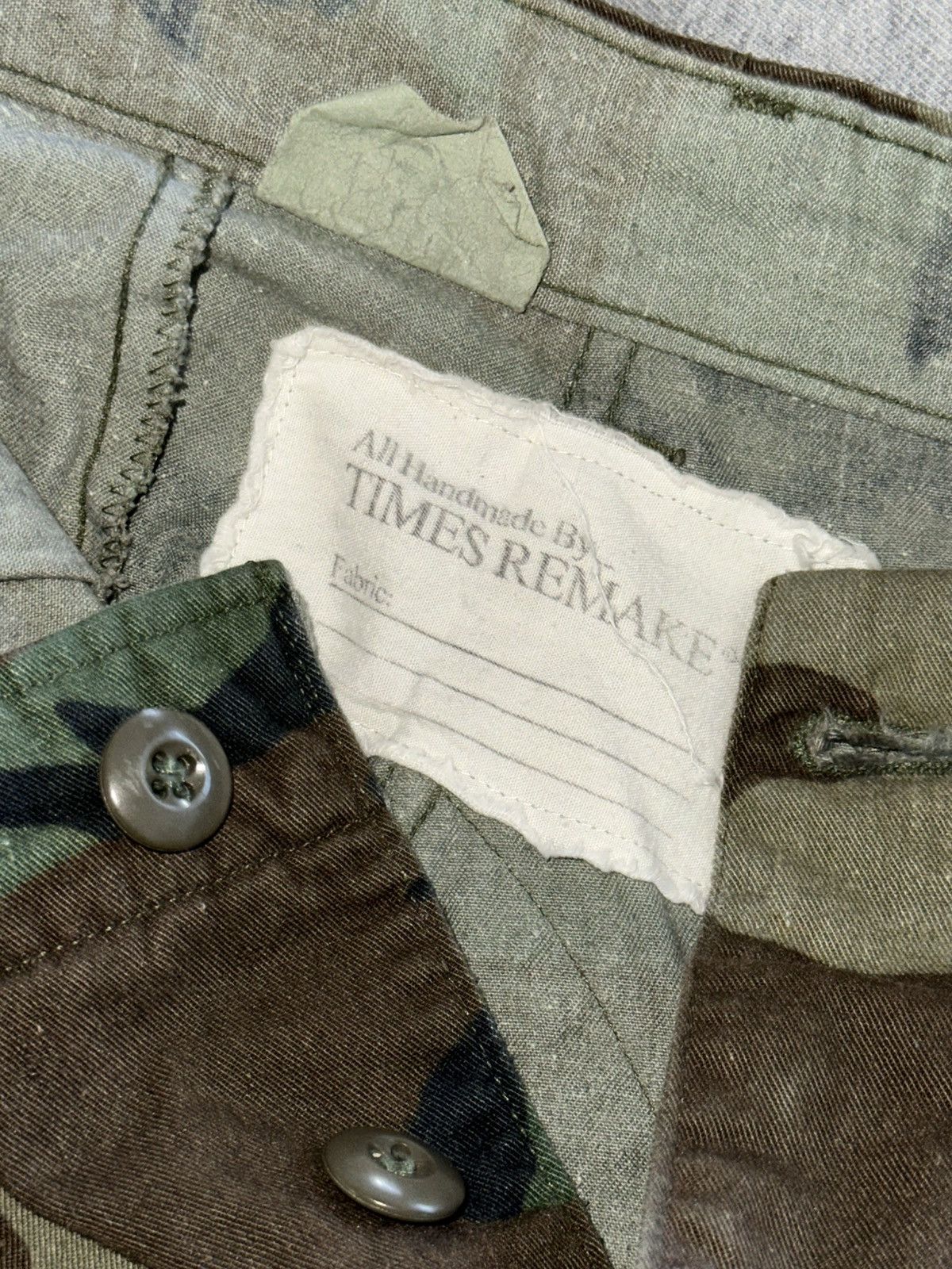 Other Large TimesRemake Camouflage cropped pants Size US 38 / EU 54 - 3 Thumbnail