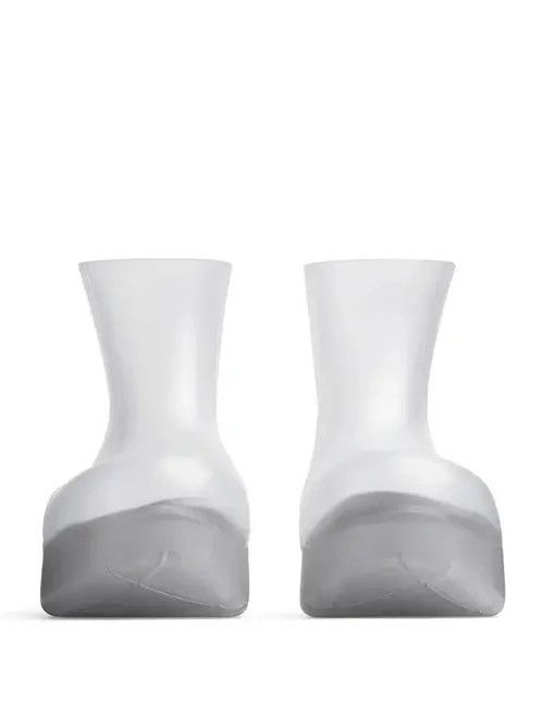 Bottega Veneta o1bcso1str0225 Puddle Ankle Boots in White Size US 6 / IT 36 - 2 Thumbnail