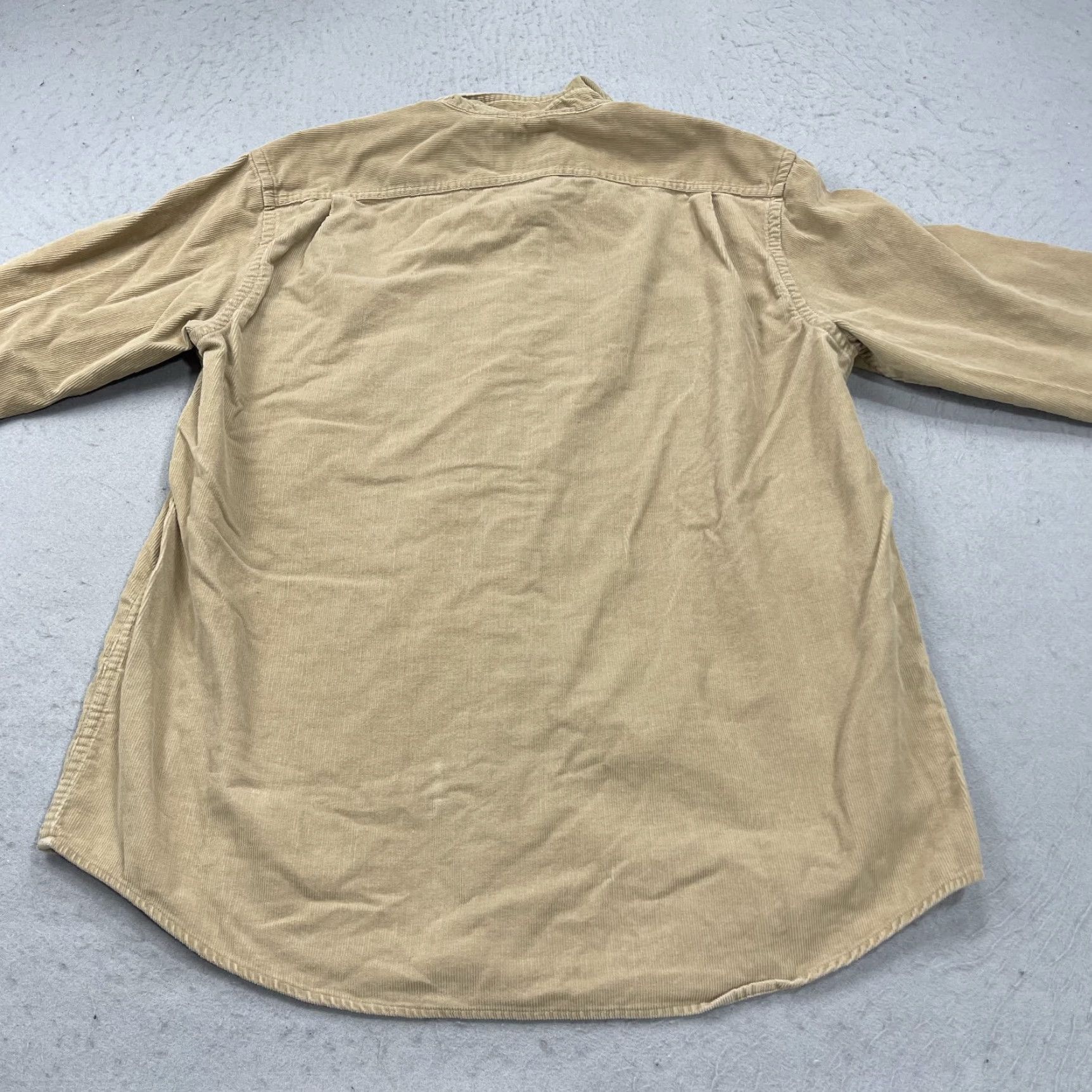 Vintage LL Bean Shirt Mens Medium Brown Corduroy Cotton Long Sleeve Casual Button Size US M / EU 48-50 / 2 - 6 Thumbnail