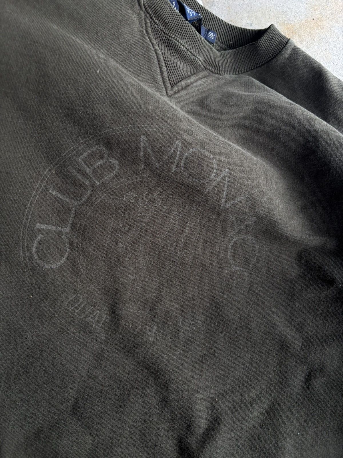 Club Monaco Vintage 90s Club Monaco Olive Green Essential Boxy Sweater Size US XXL / EU 58 / 5 - 6 Thumbnail