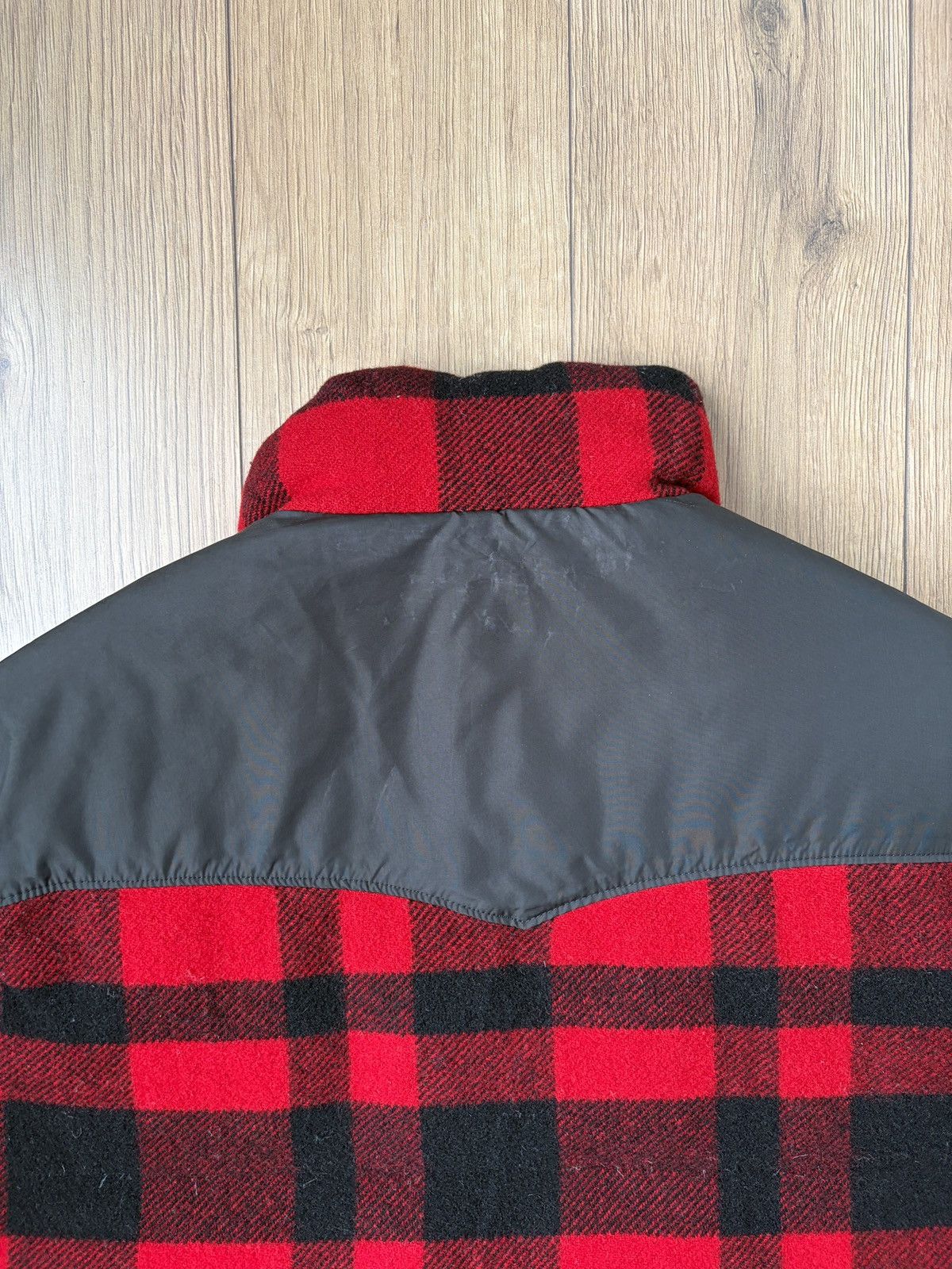 Polo Ralph Lauren Polo Ralph Lauren Buffalo Wool Check Down Reversible Vest Size US L / EU 52-54 / 3 - 11 Thumbnail