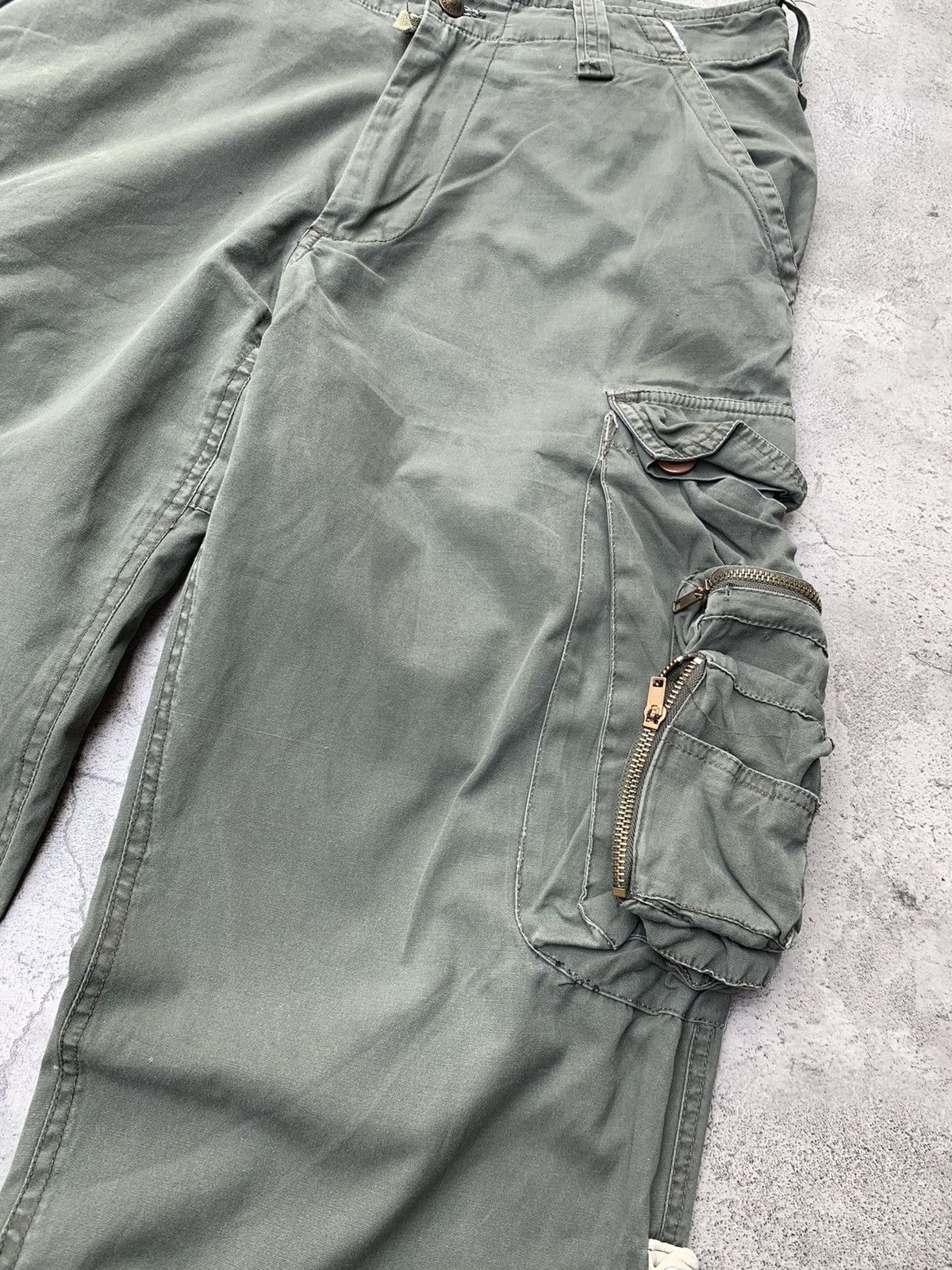 Japanese Brand × PPFM × Tete Homme BUKBANG 3d multipocket cargo pants Size US 31 - 3 Thumbnail