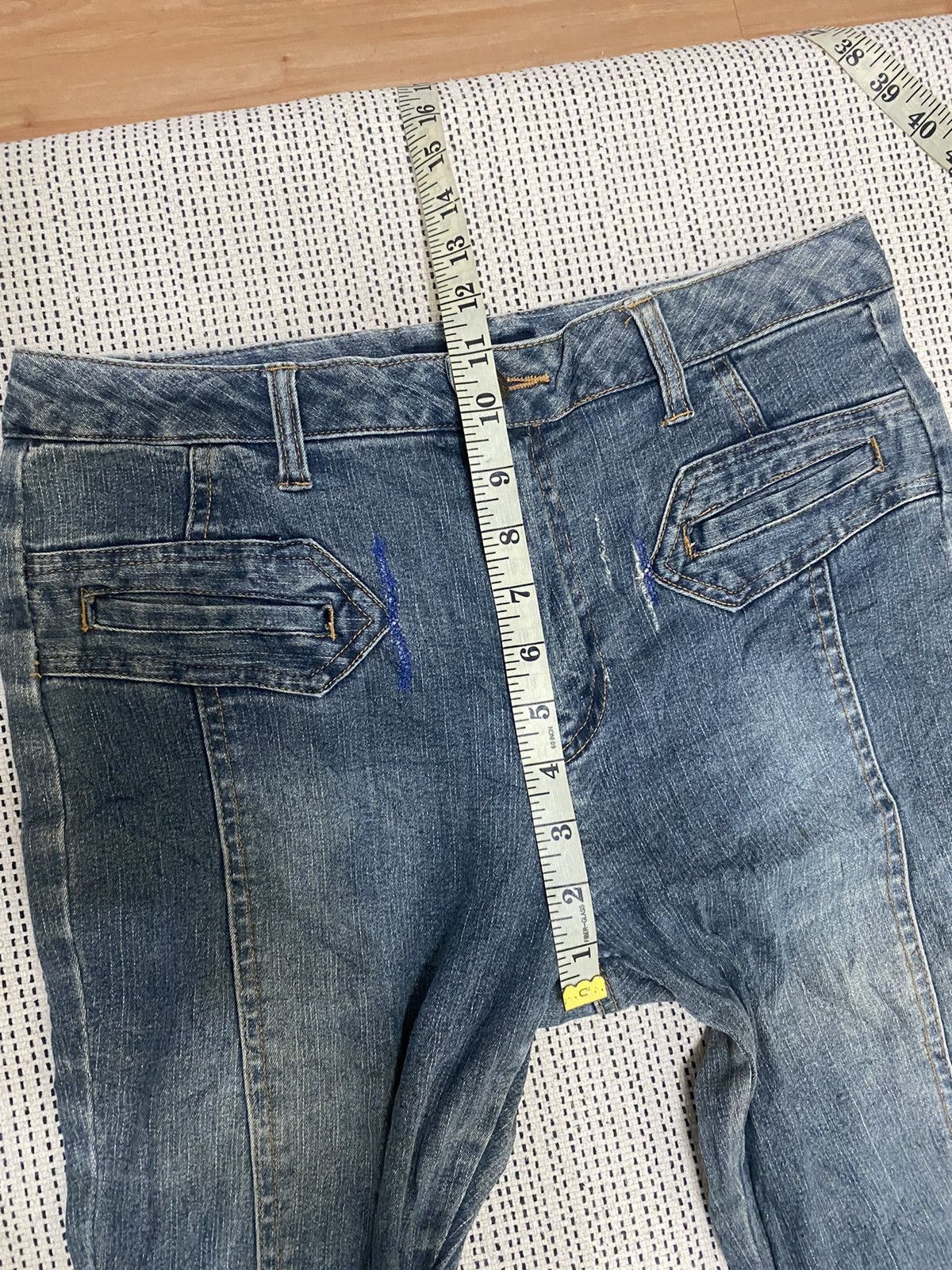 Japanese Brand × Vintage Distressed bootcut third gear very rare Size 31" - 8 Thumbnail