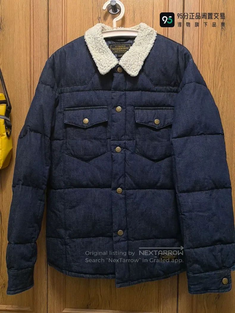 Neighborhood Neighborhood Quilted Denim Jacket, Size L Size US L / EU 52-54 / 3 - 1 Thumbnail