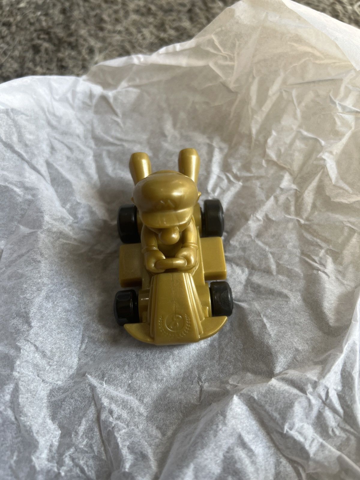 Nintendo 2024 McDonald’s Nintendo Mario Kart 8 Deluxe Gold Mario Kart Size ONE SIZE - 2 Thumbnail